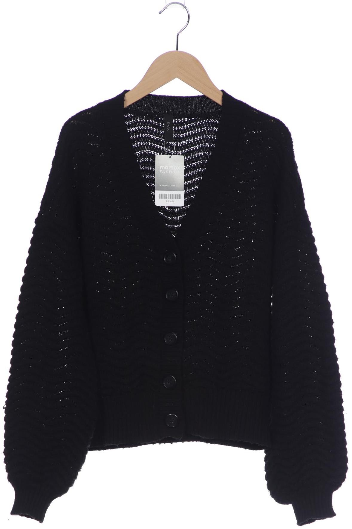 

YAS Damen Strickjacke, schwarz, Gr. 36