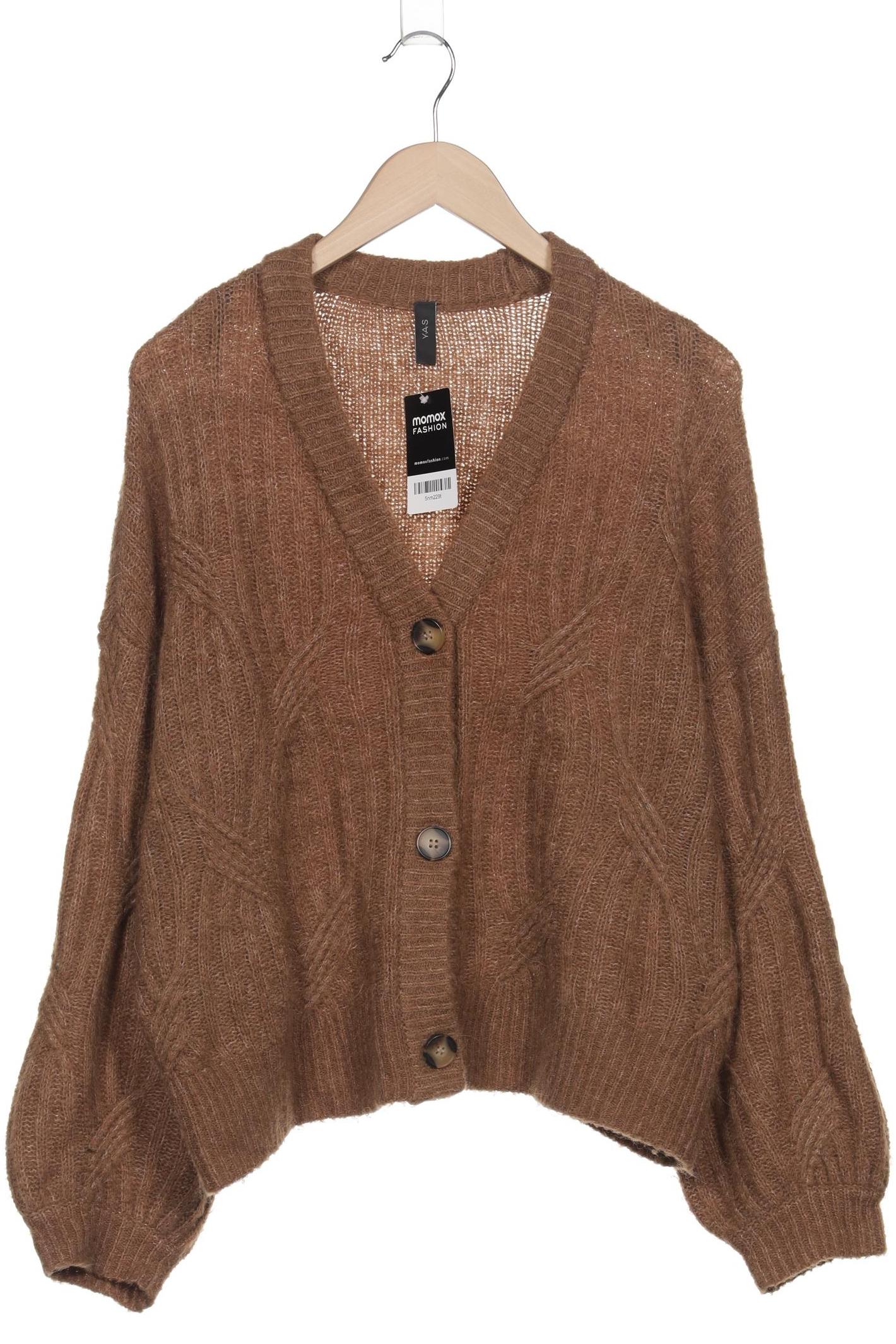 

YAS Damen Strickjacke, braun, Gr. 44