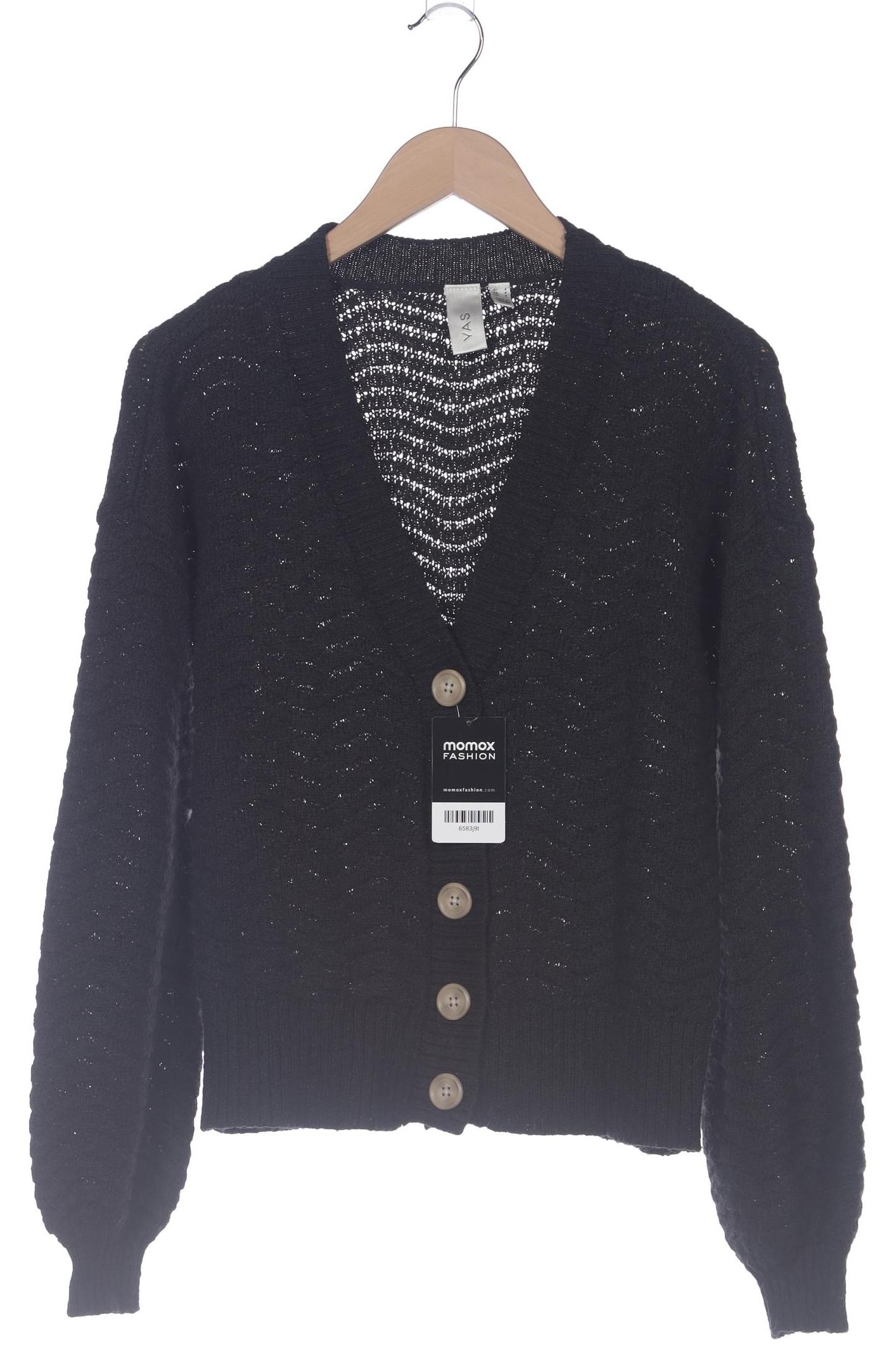 

YAS Damen Strickjacke, schwarz, Gr. 36