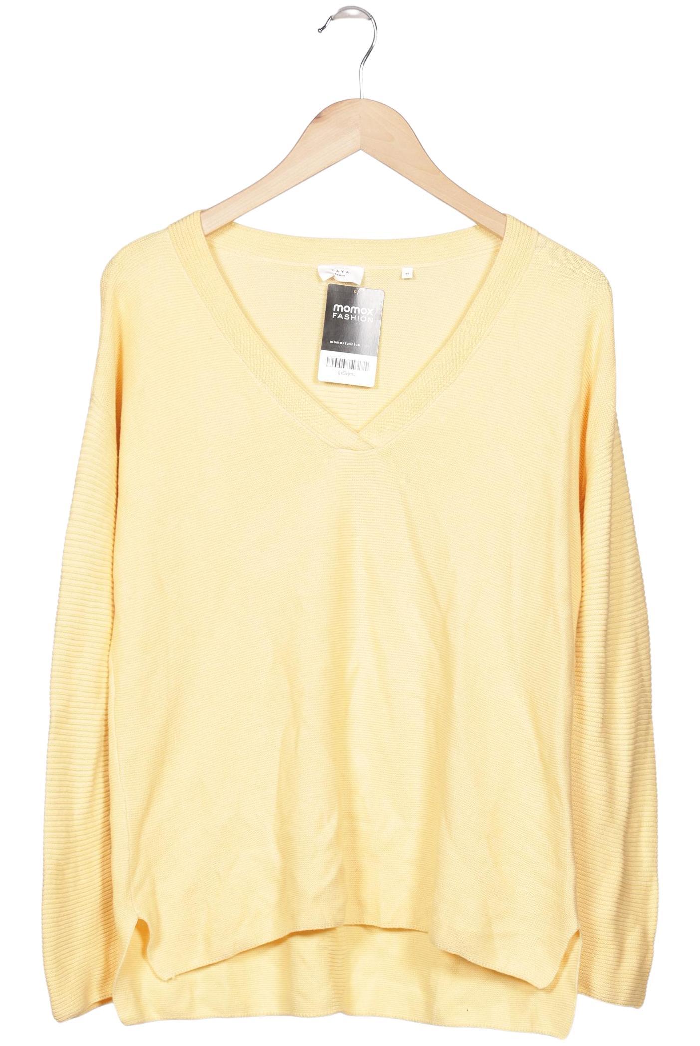 

Yaya Damen Pullover, gelb, Gr. 34