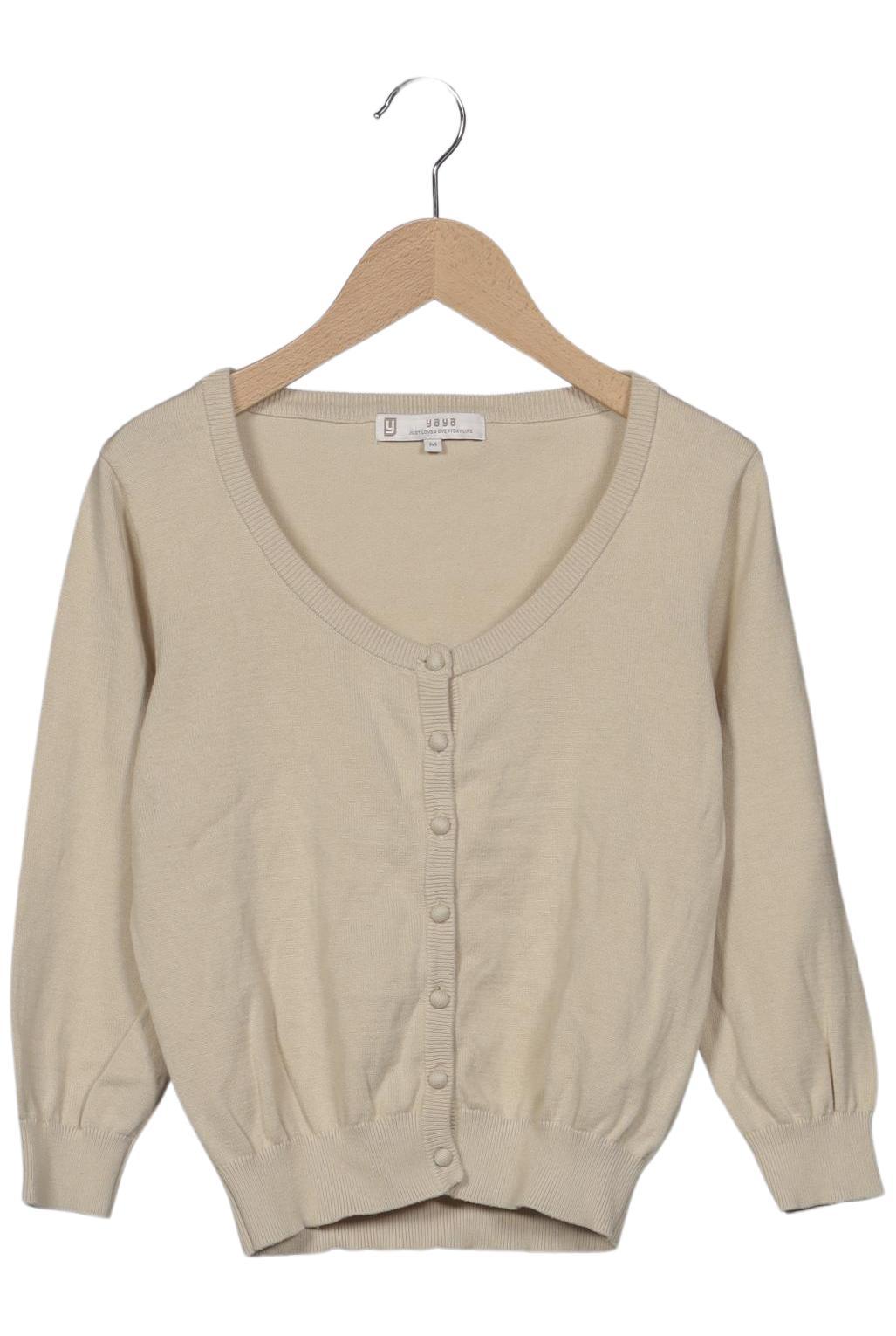 

Yaya Damen Strickjacke, beige, Gr. 38