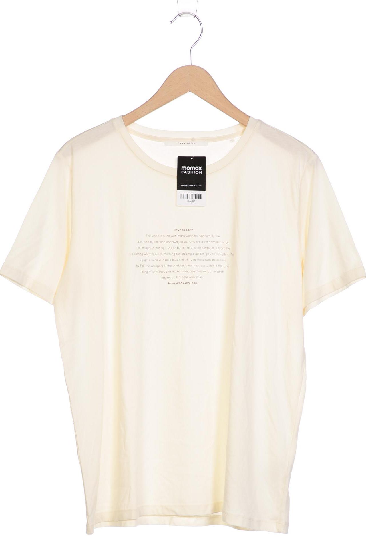 

YAYA Damen T-Shirt, cremeweiß