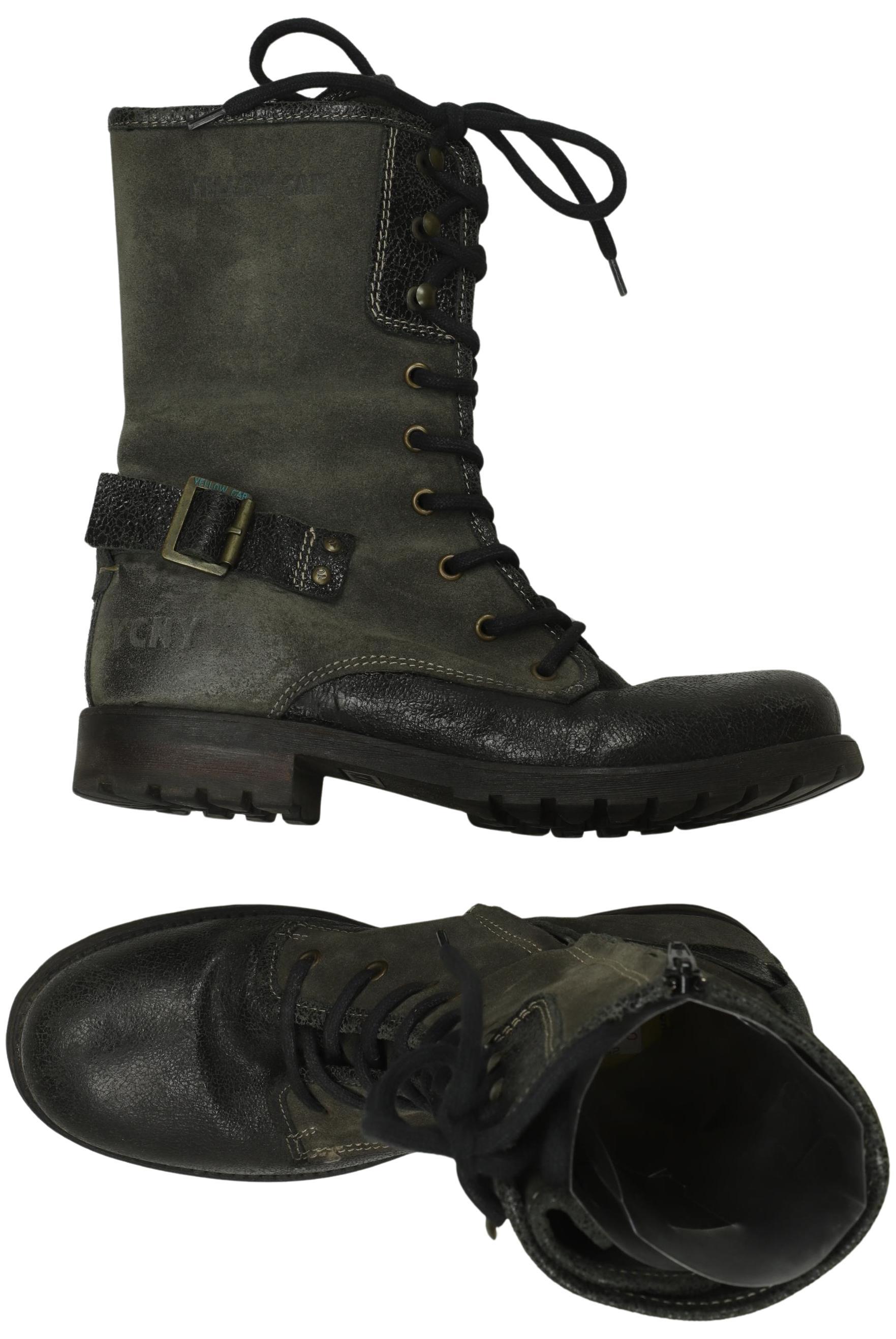 

Yellow Cab Damen Stiefelette, grün, Gr. 40