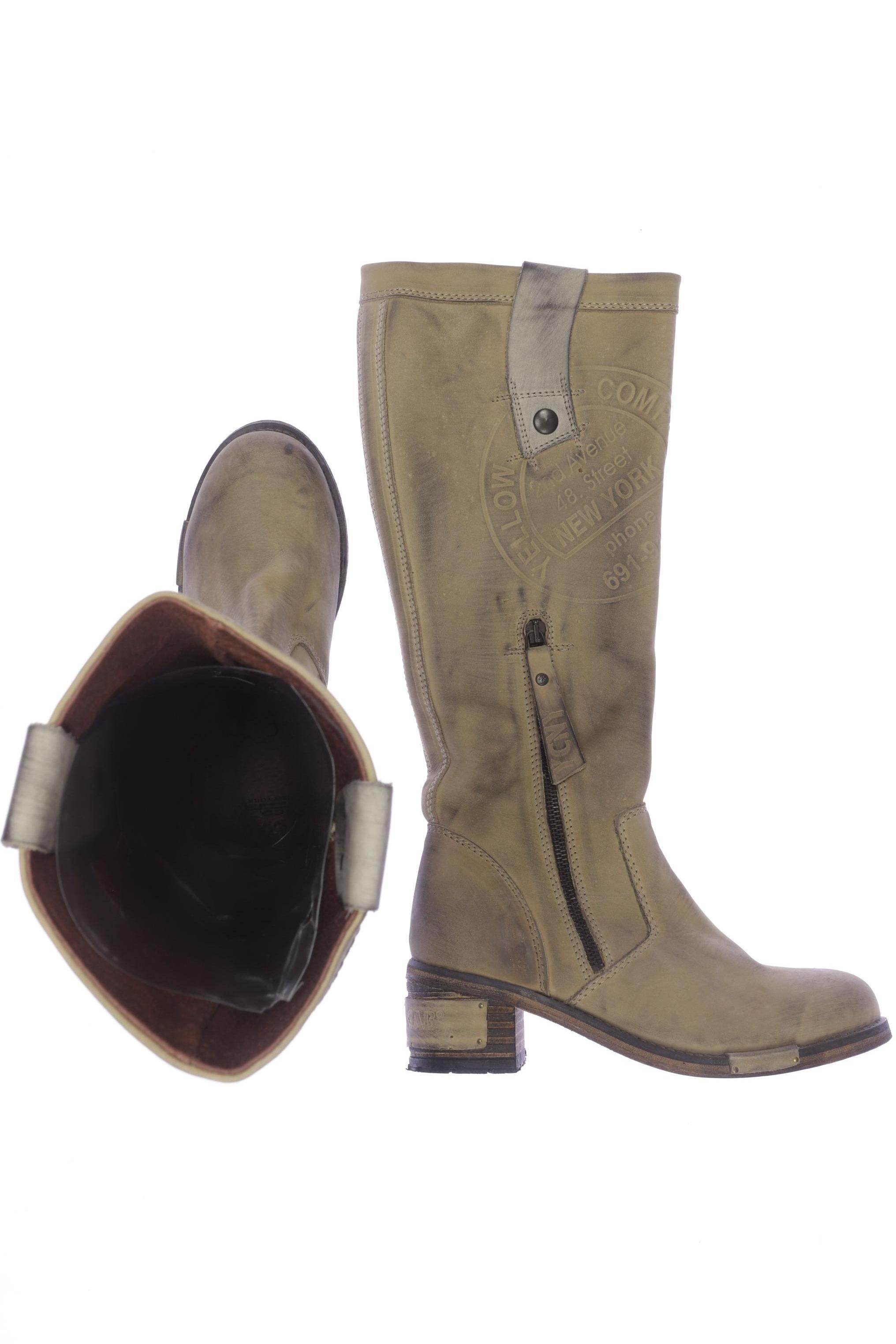 

Yellow Cab Damen Stiefel, beige, Gr. 37