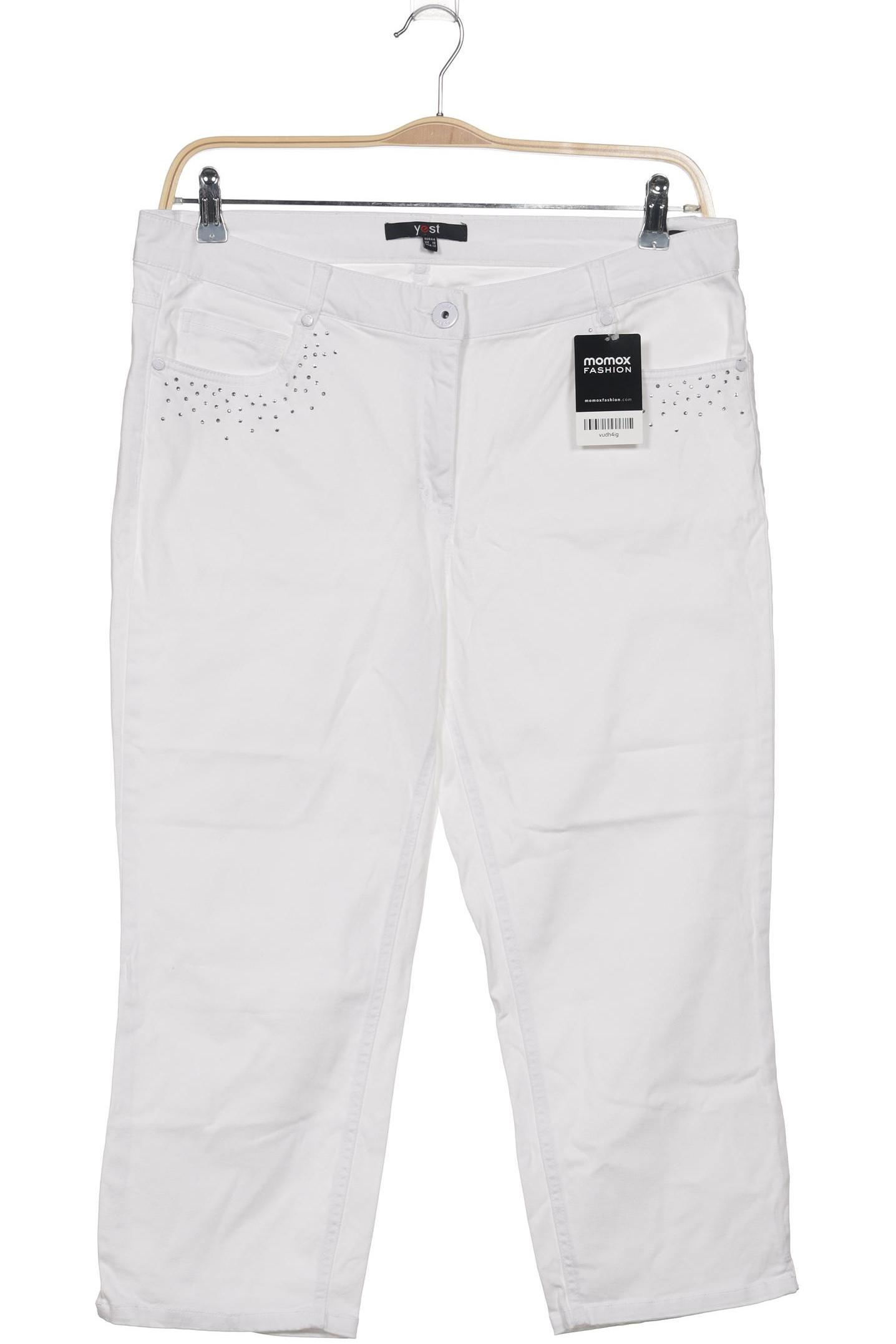 

yest Damen Jeans, weiß, Gr. 44