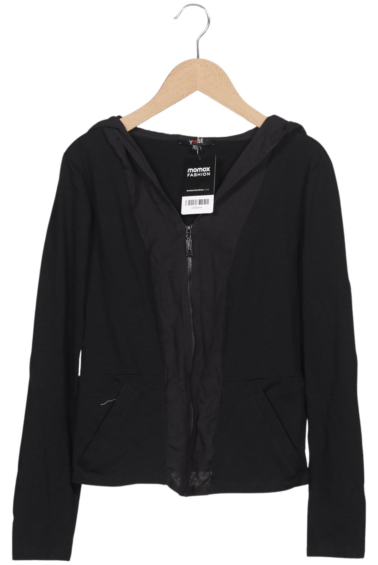 

yest Damen Kapuzenpullover, schwarz, Gr. 14