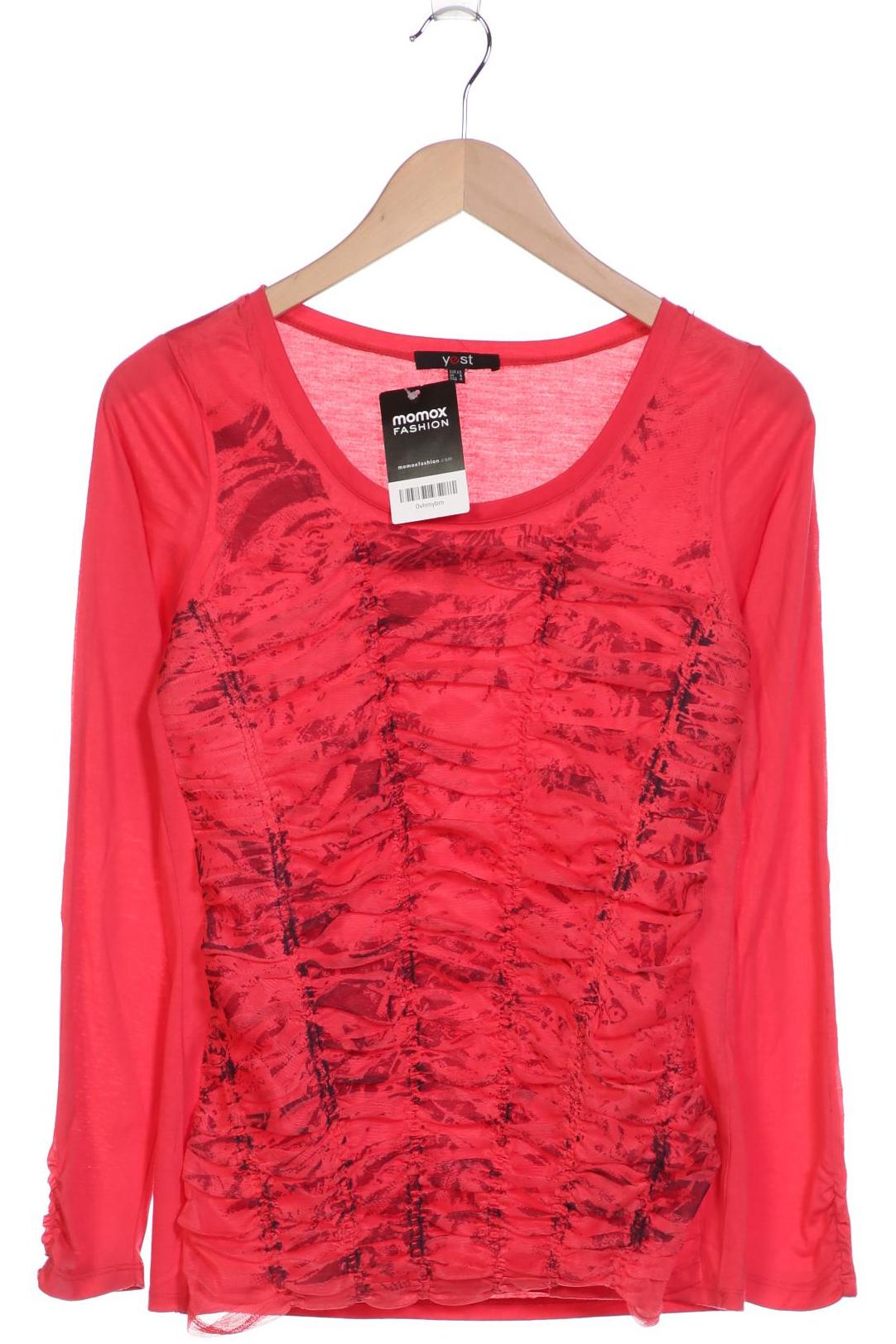 

yest Damen Langarmshirt, rot, Gr. 34