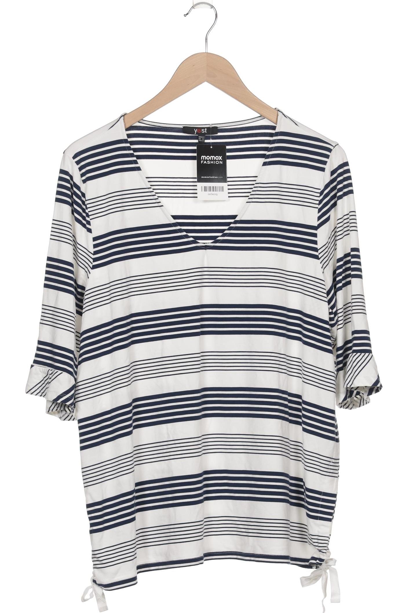 

yest Damen Langarmshirt, weiß, Gr. 46