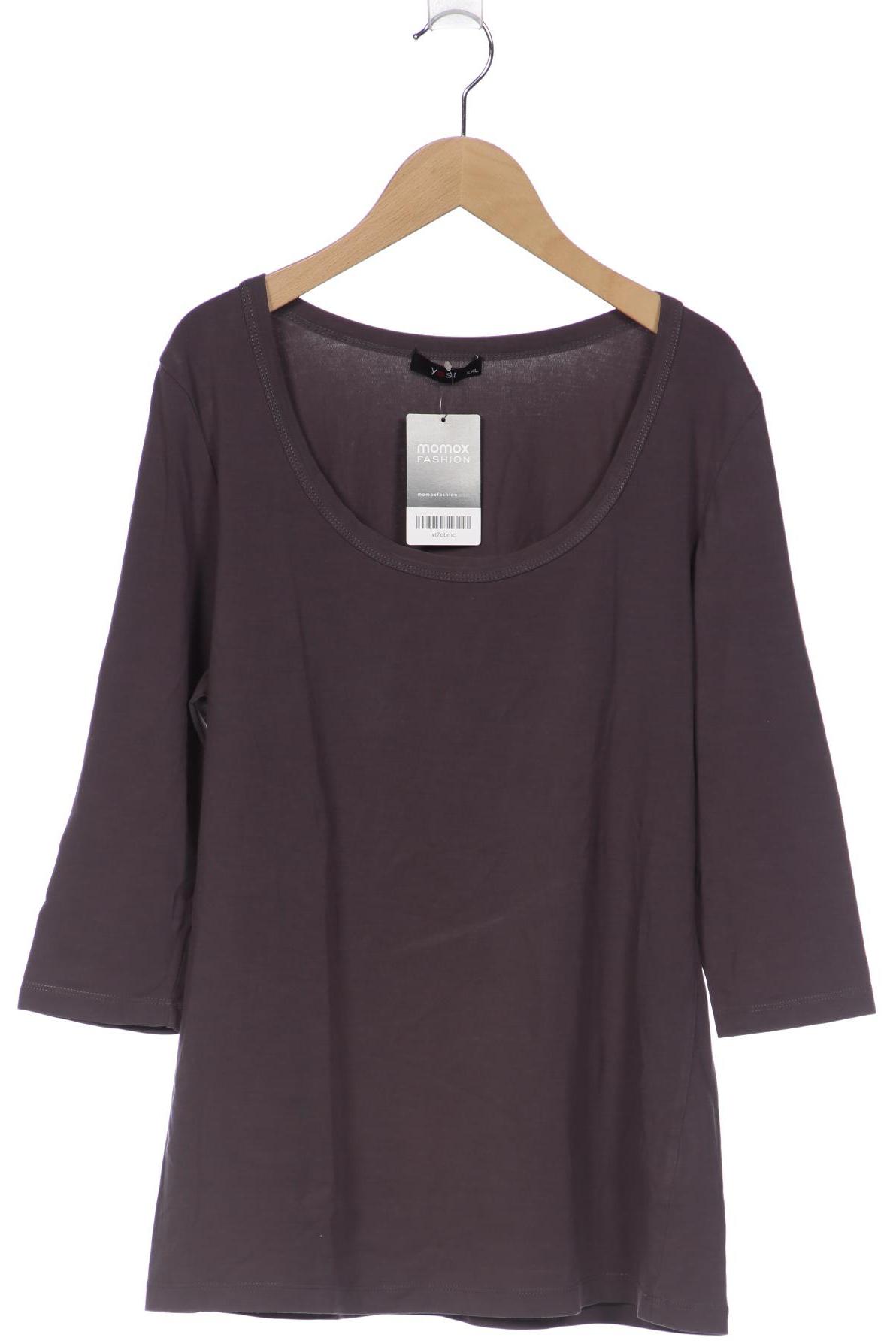 

yest Damen Langarmshirt, grau