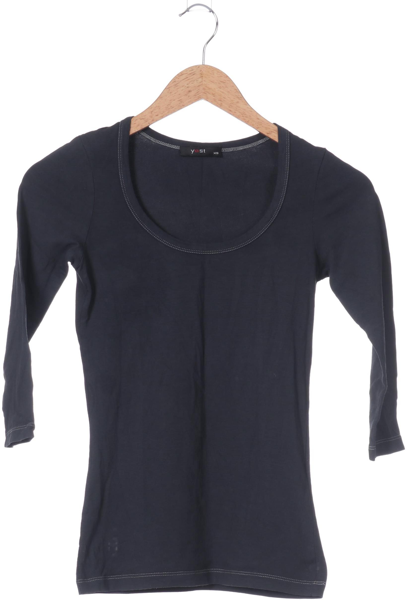 

yest Damen Langarmshirt, schwarz, Gr. 34