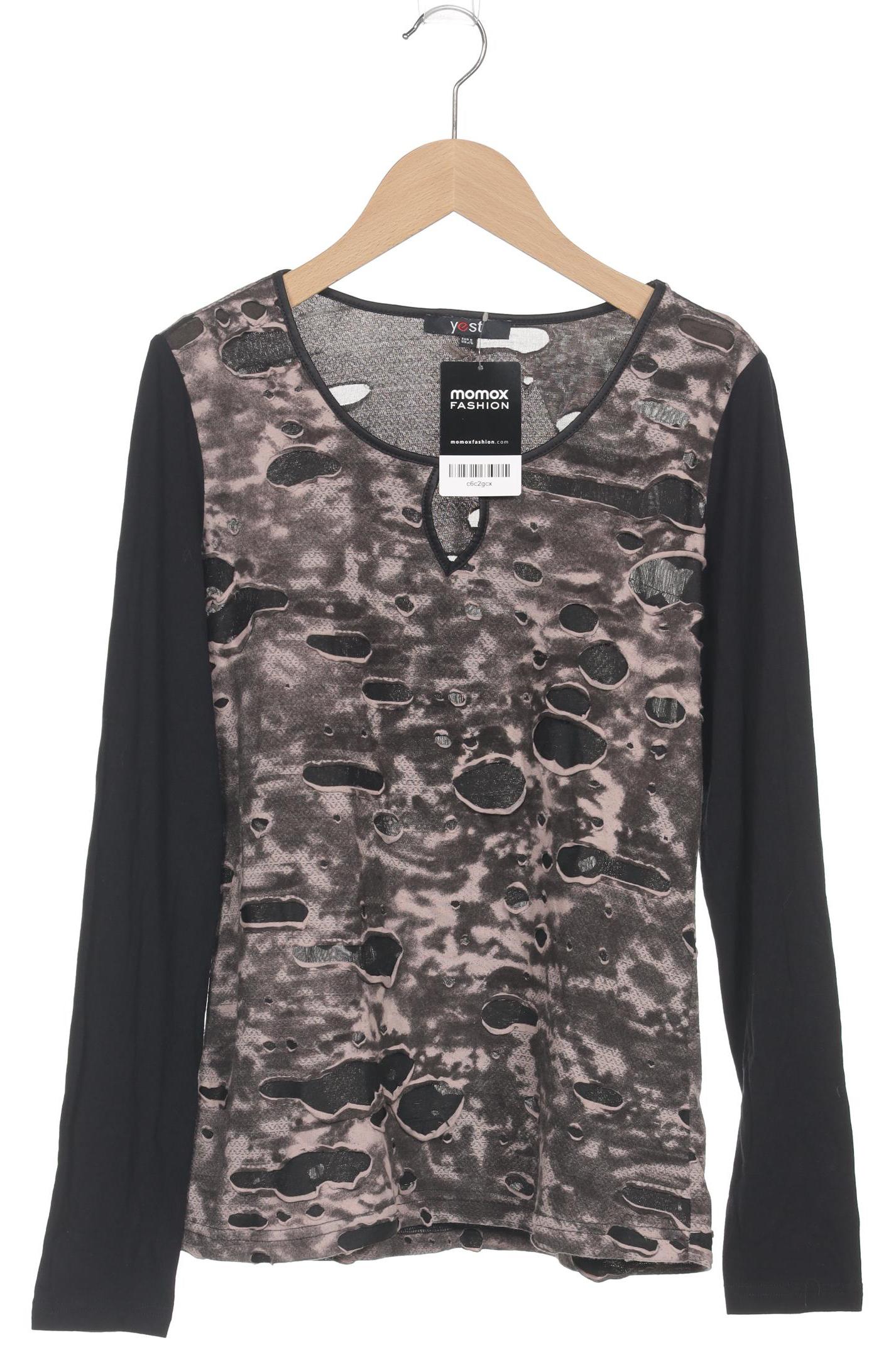 

yest Damen Langarmshirt, schwarz, Gr. 36