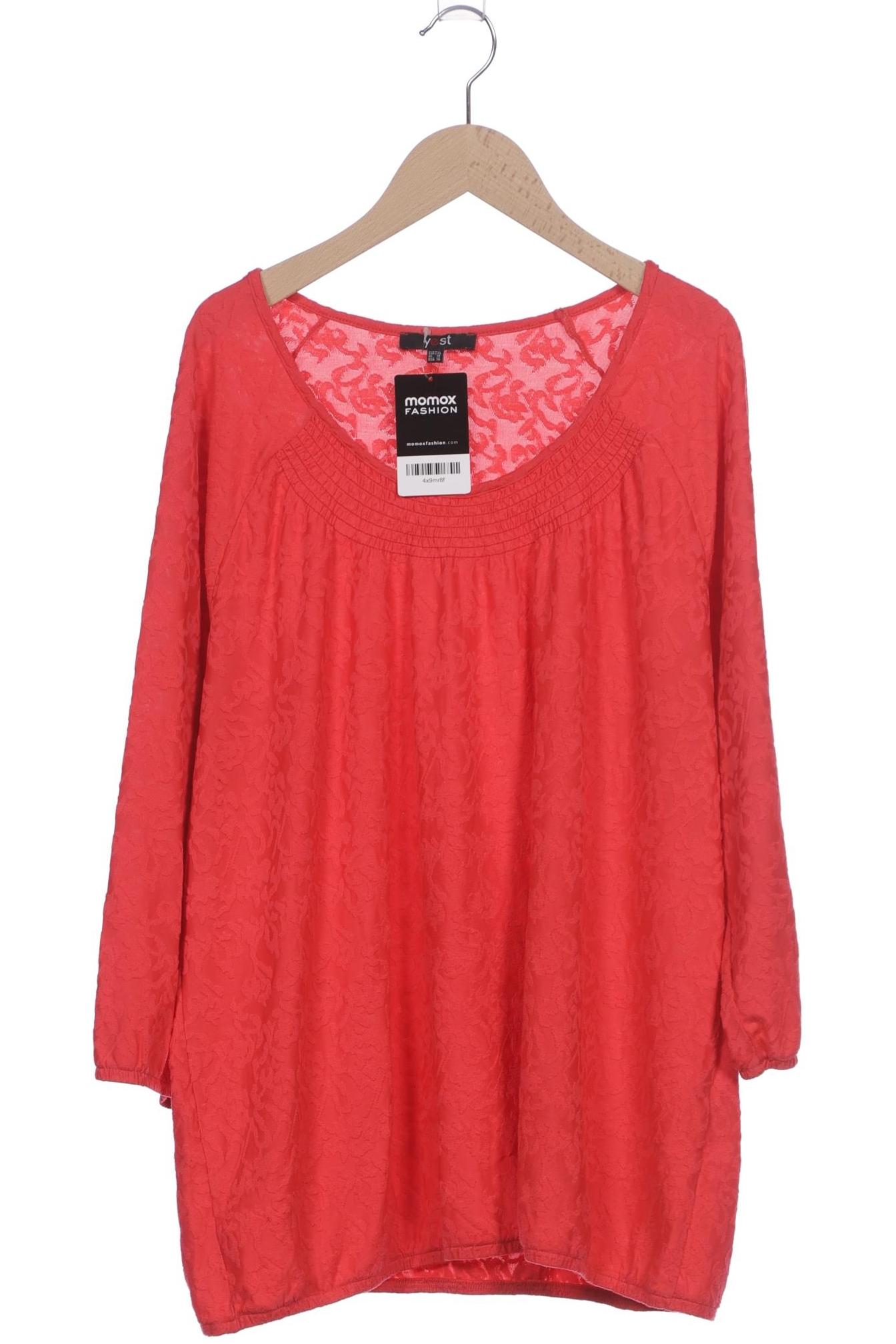 

yest Damen Langarmshirt, rot, Gr. 18