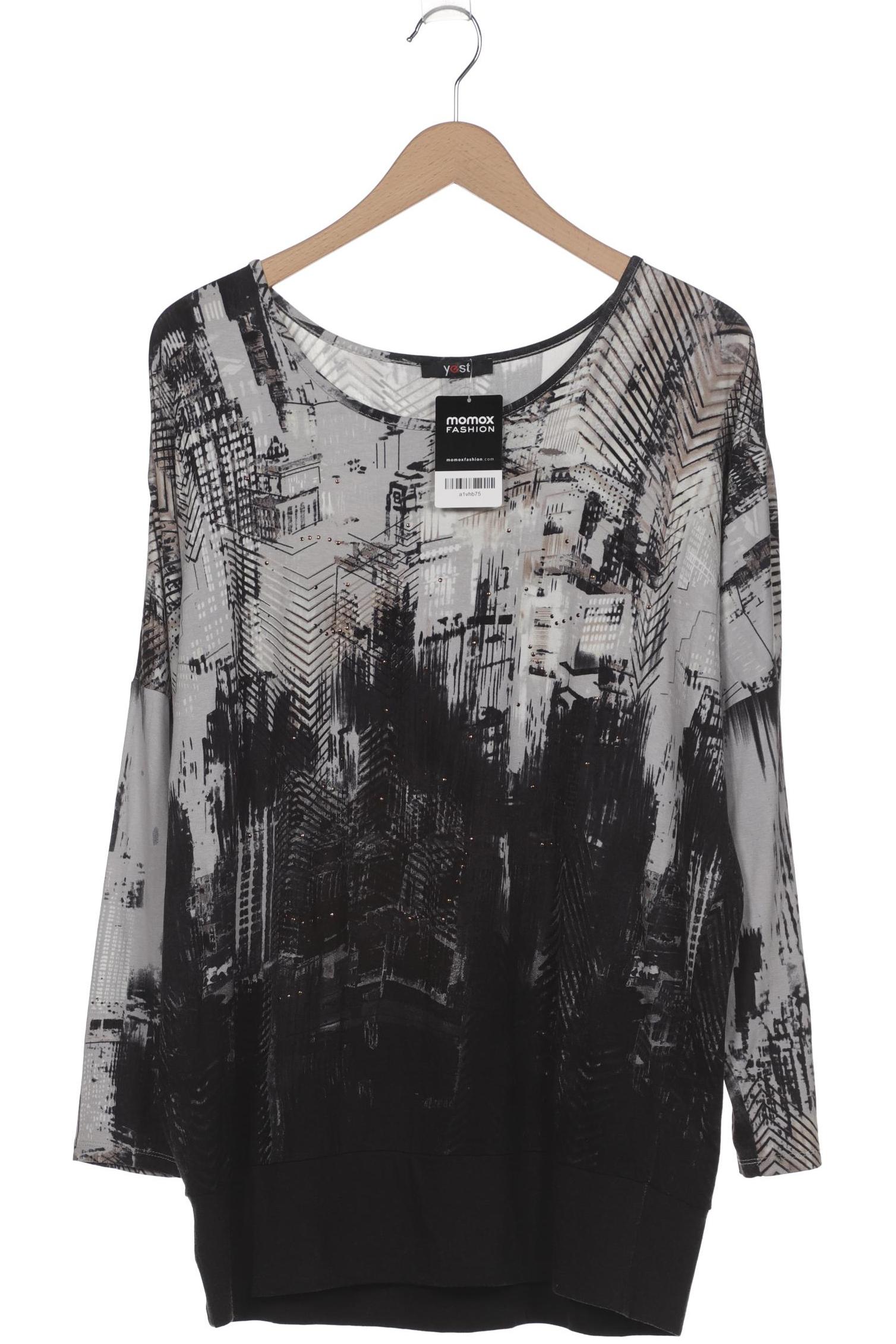 

yest Damen Langarmshirt, schwarz, Gr. 48