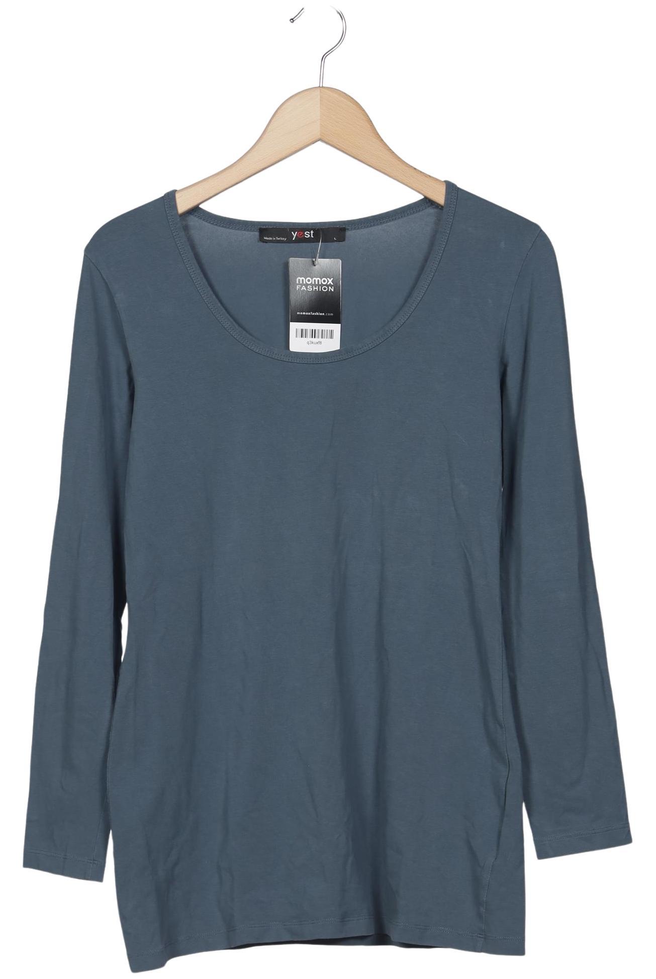 

yest Damen Langarmshirt, blau, Gr. 42