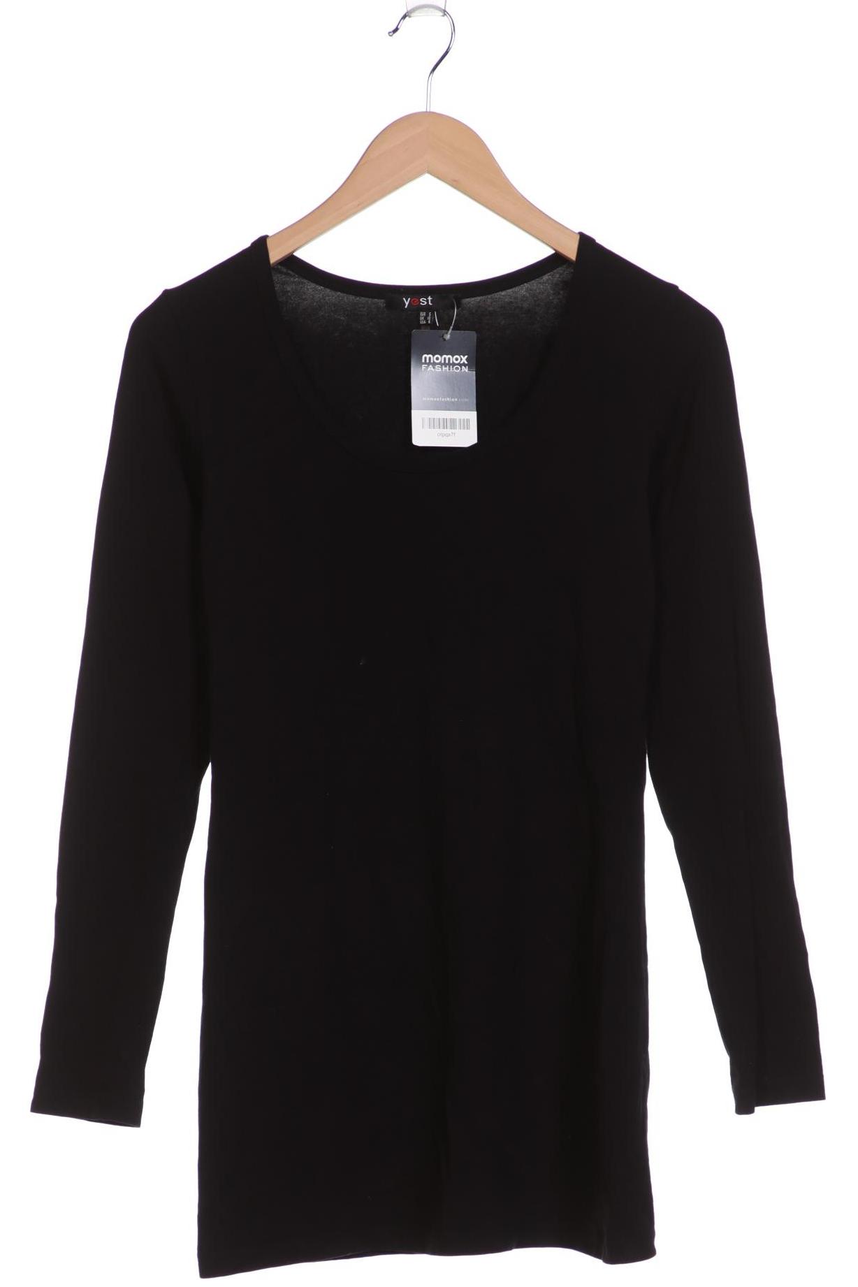 

yest Damen Langarmshirt, schwarz, Gr. 10
