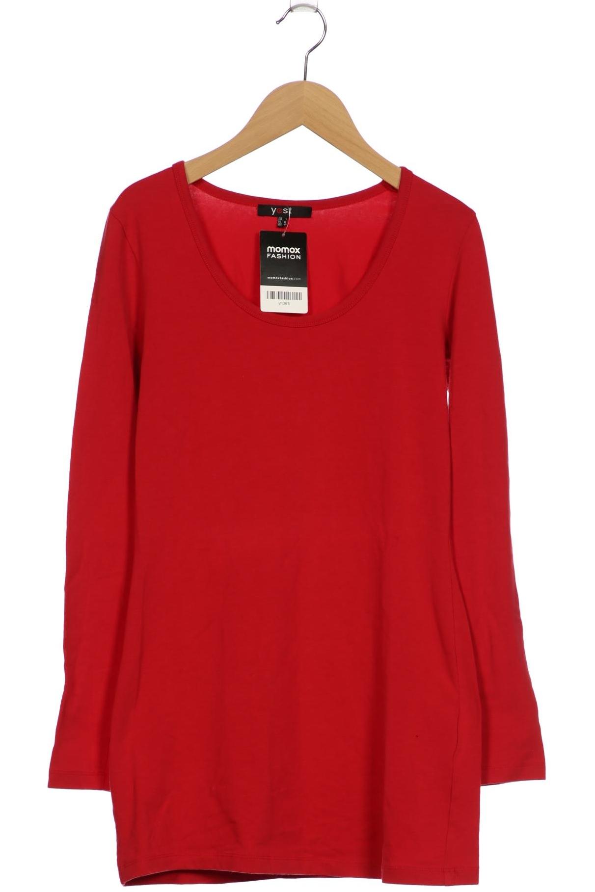 

yest Damen Langarmshirt, rot, Gr. 10