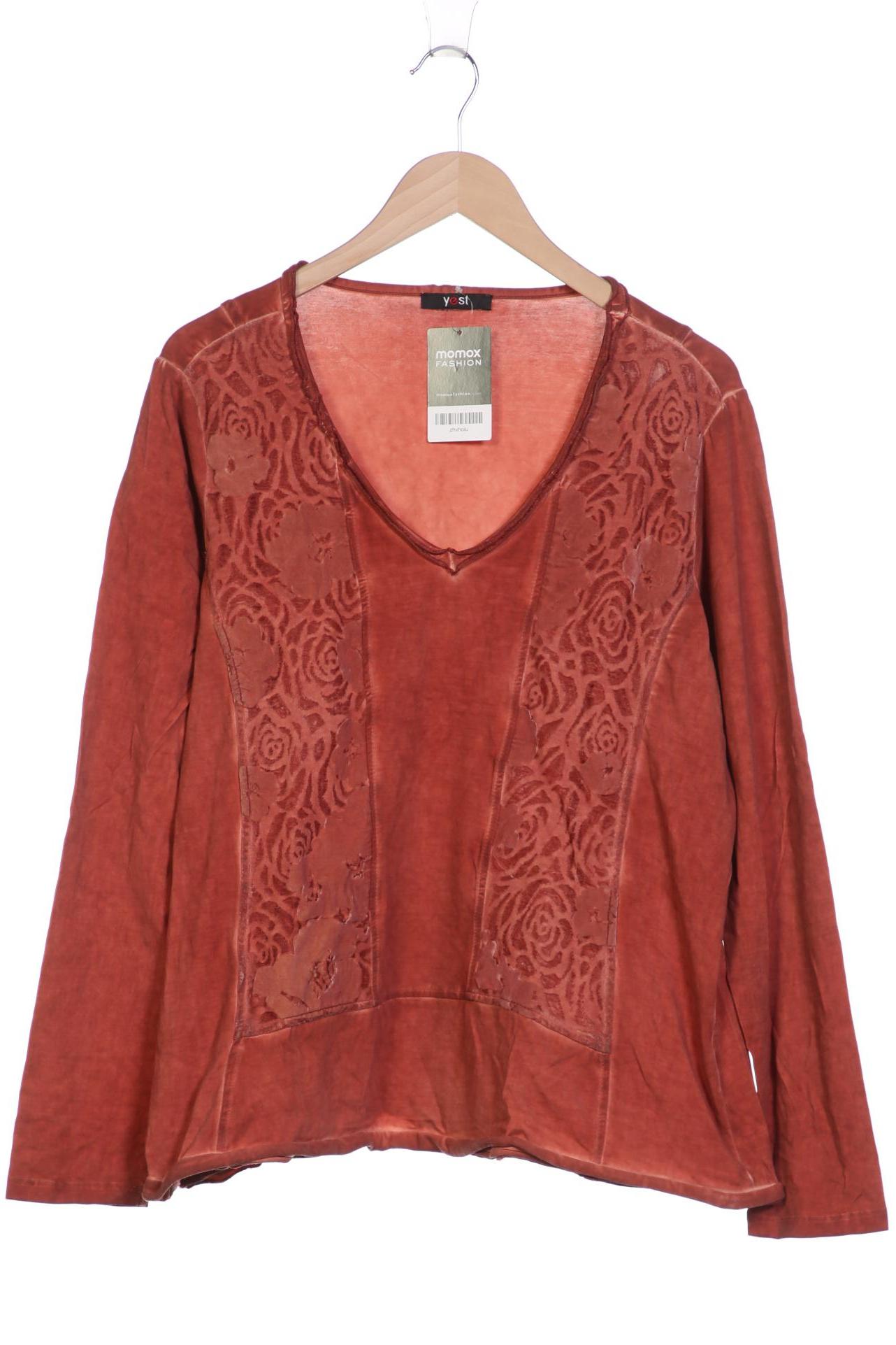 

yest Damen Langarmshirt, orange, Gr. 46