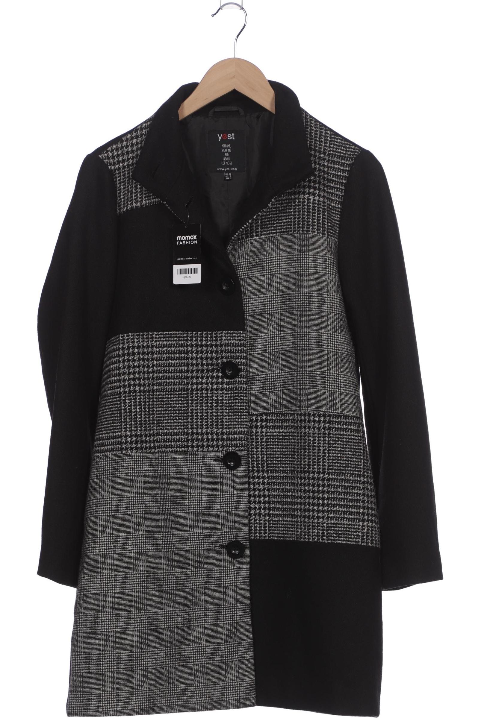 

yest Damen Mantel, schwarz, Gr. 38