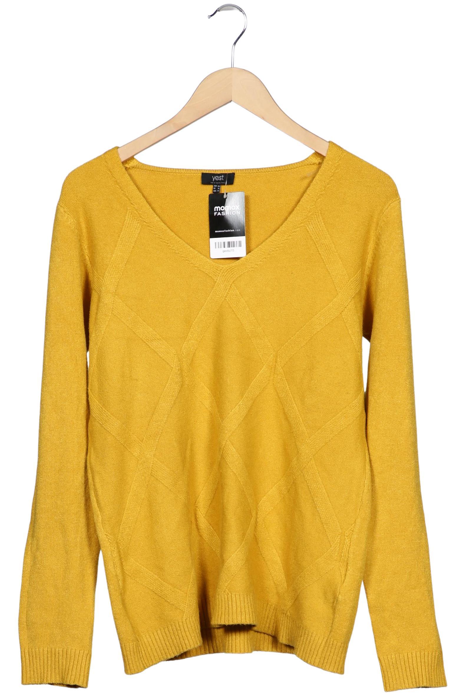 

yest Damen Pullover, gelb, Gr. 44