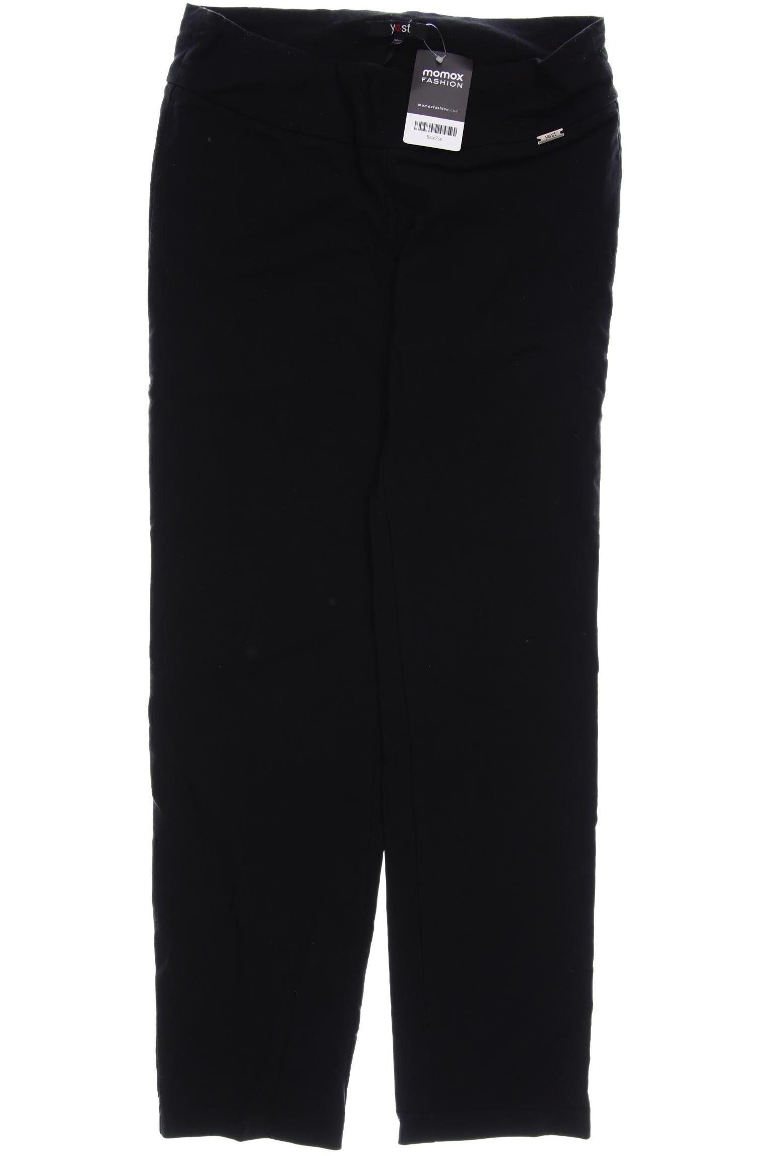 

yest Damen Stoffhose, schwarz, Gr. 42