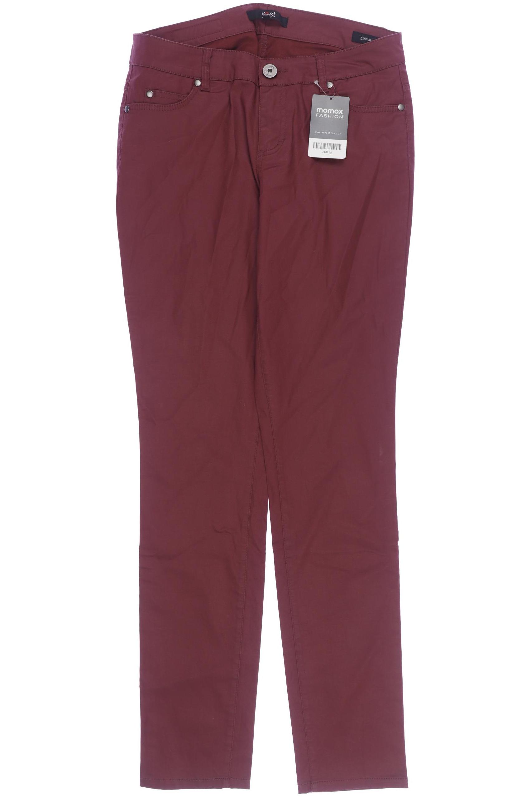 

yest Damen Stoffhose, bordeaux, Gr. 36