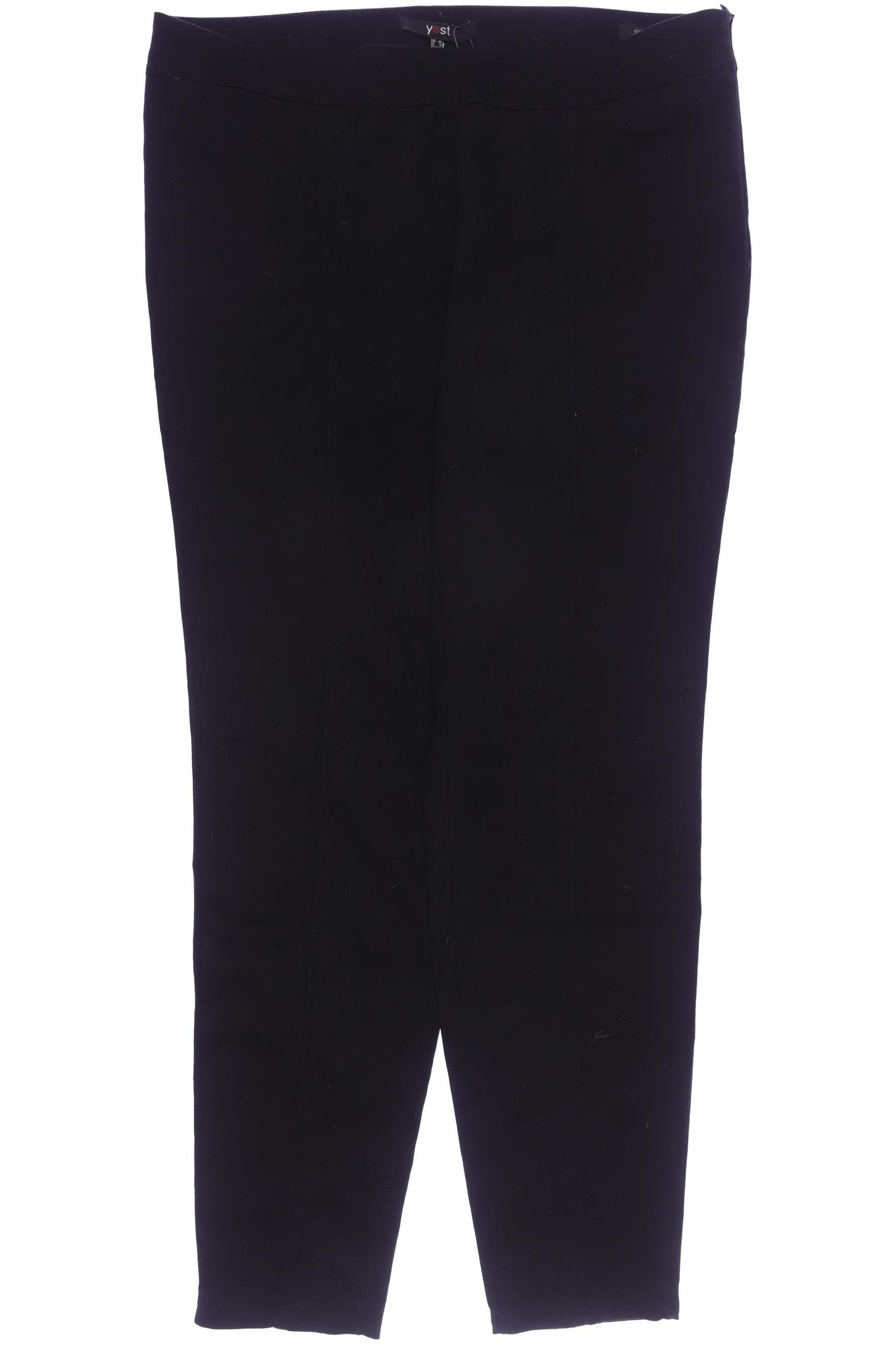 

yest Damen Stoffhose, schwarz, Gr. 44