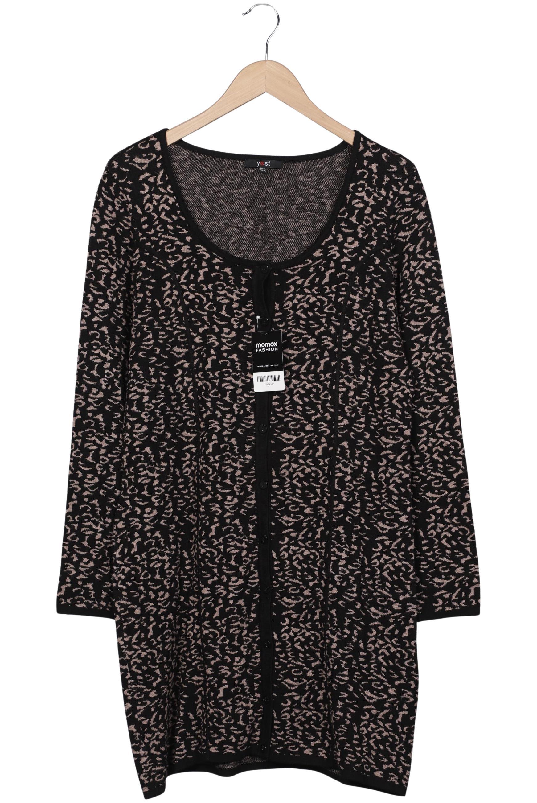 

yest Damen Strickjacke, schwarz, Gr. 16