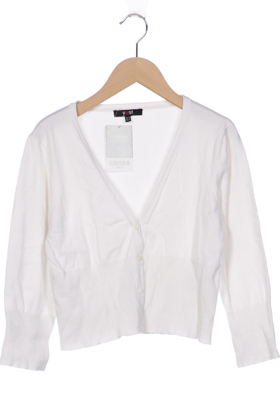 

yest Damen Strickjacke, cremeweiß, Gr. 34