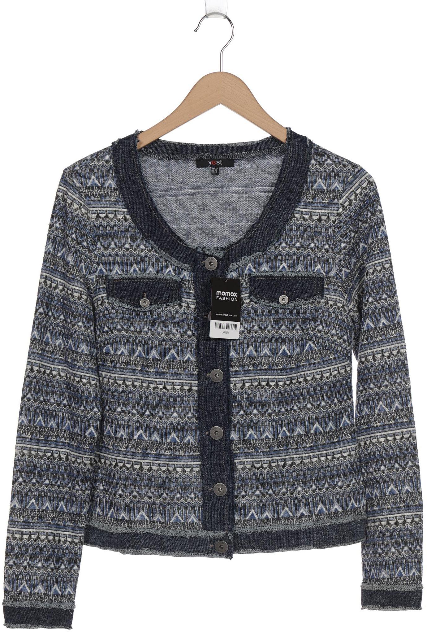 

yest Damen Strickjacke, blau, Gr. 38
