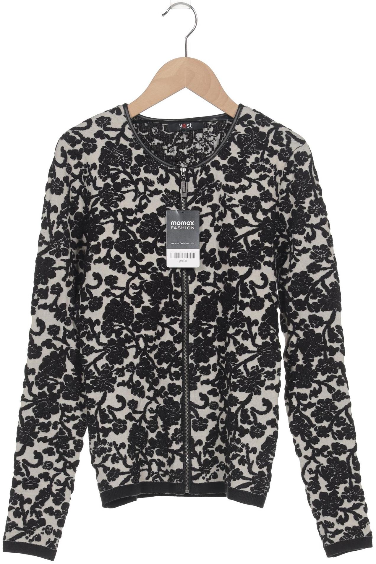 

yest Damen Strickjacke, schwarz, Gr. 34