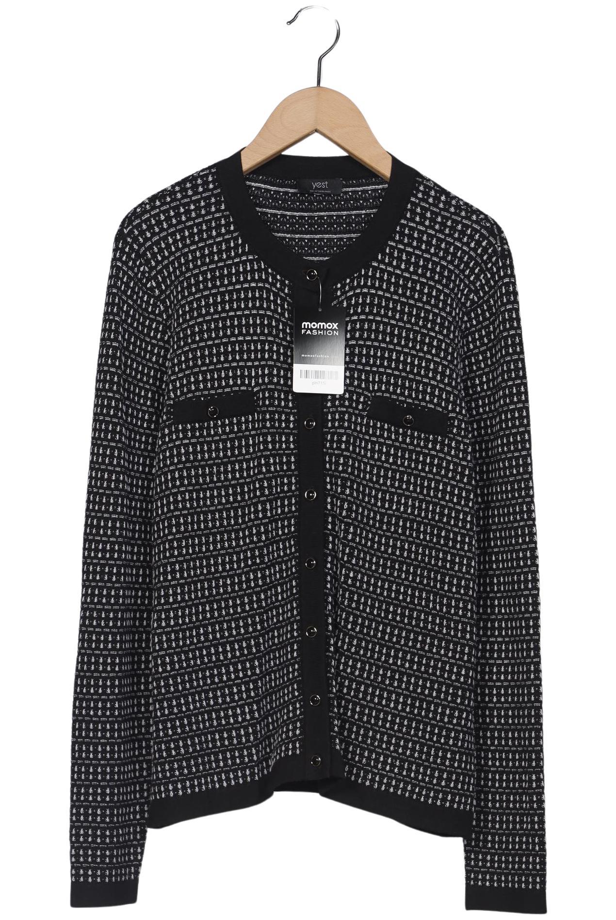 

yest Damen Strickjacke, schwarz, Gr. 42