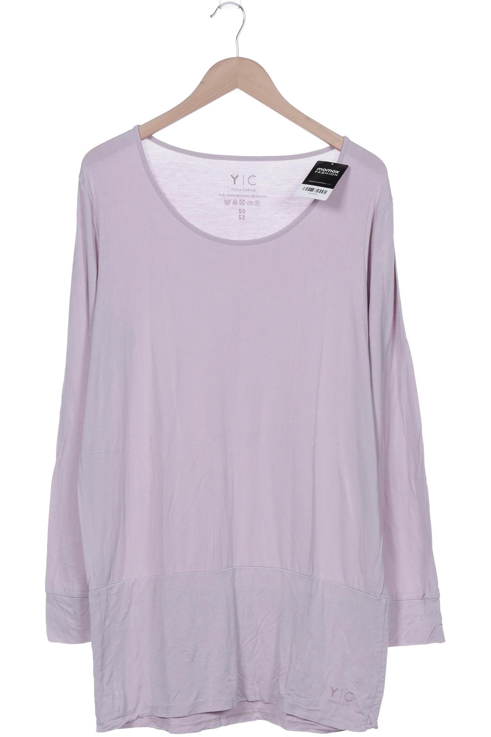 

Yoga Curves Damen Langarmshirt, flieder, Gr. 50