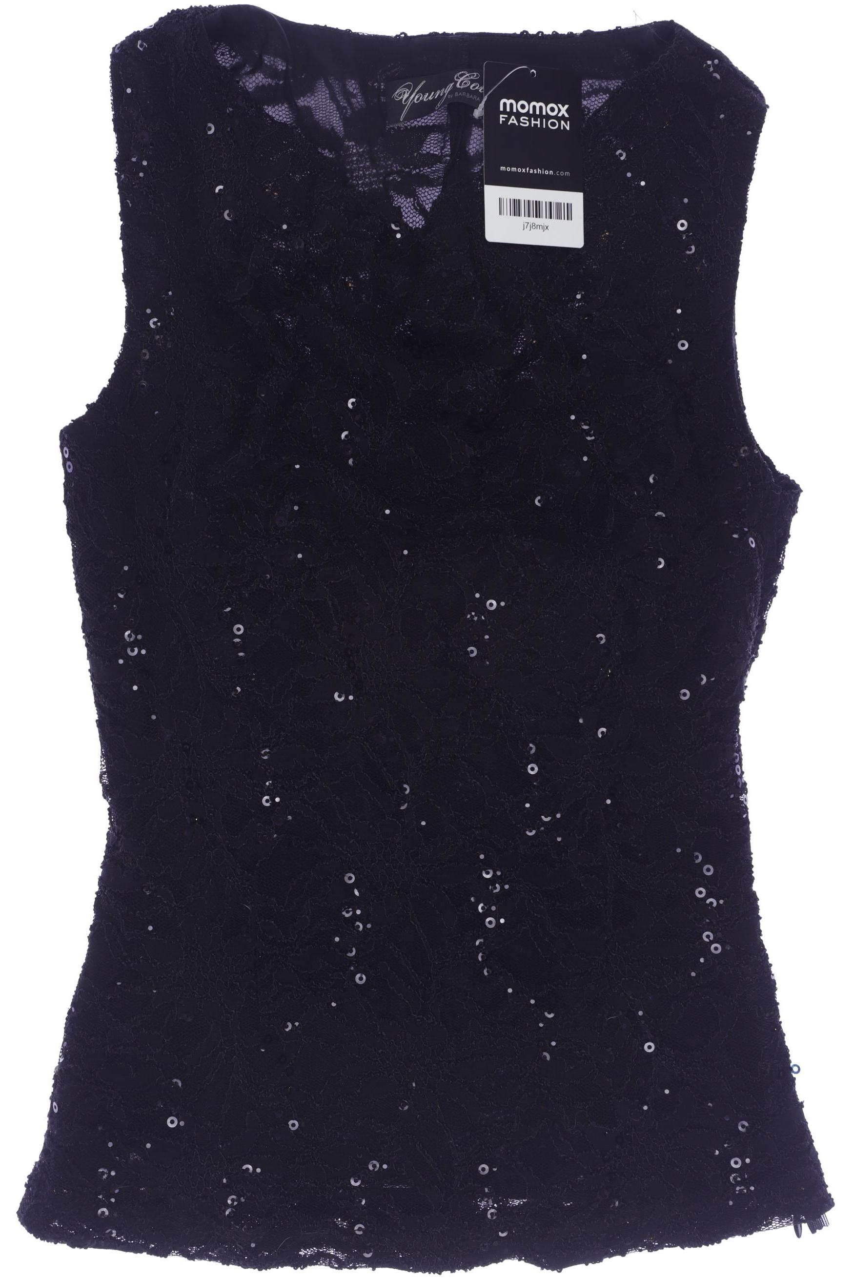 

Young Couture by Barbara Schwarzer Damen Top, schwarz, Gr. 34