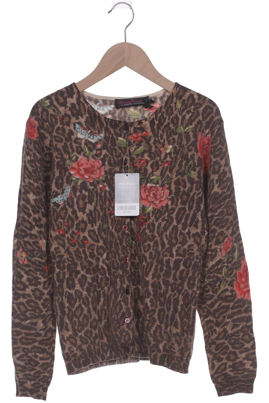 

Young Couture by Barbara Schwarzer Damen Strickjacke, braun, Gr. 38