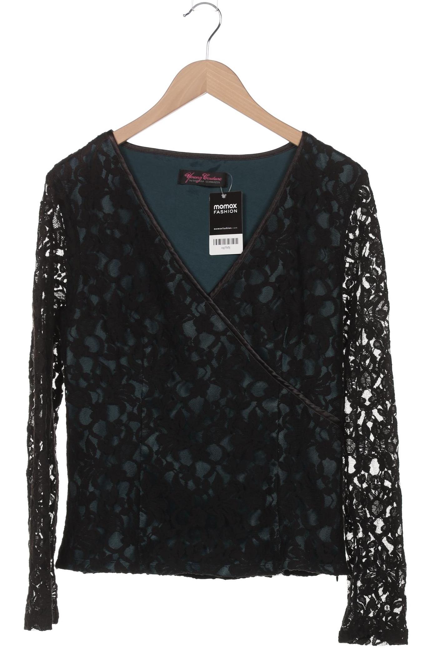 

Young Couture by Barbara Schwarzer Damen Langarmshirt, schwarz, Gr. 42