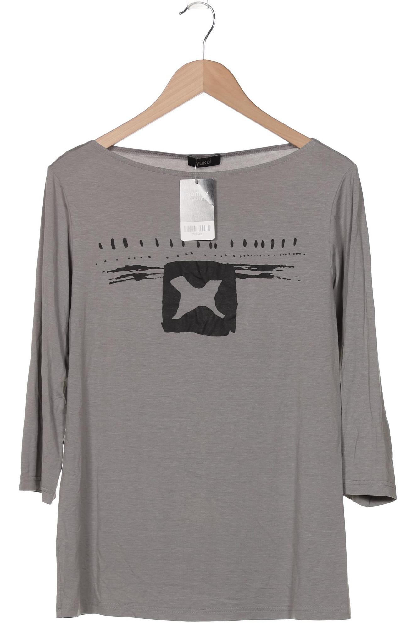 

Yukai Damen Langarmshirt, grau, Gr. 42