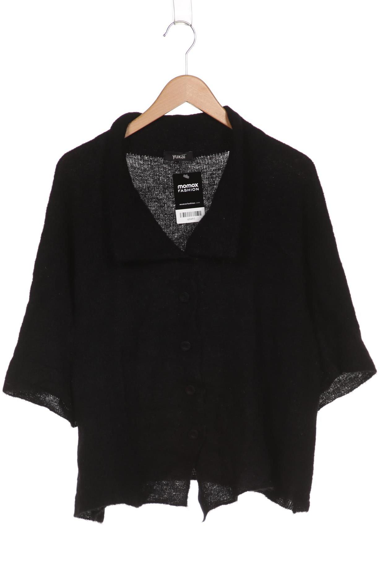 

YUKAI Damen Strickjacke, schwarz