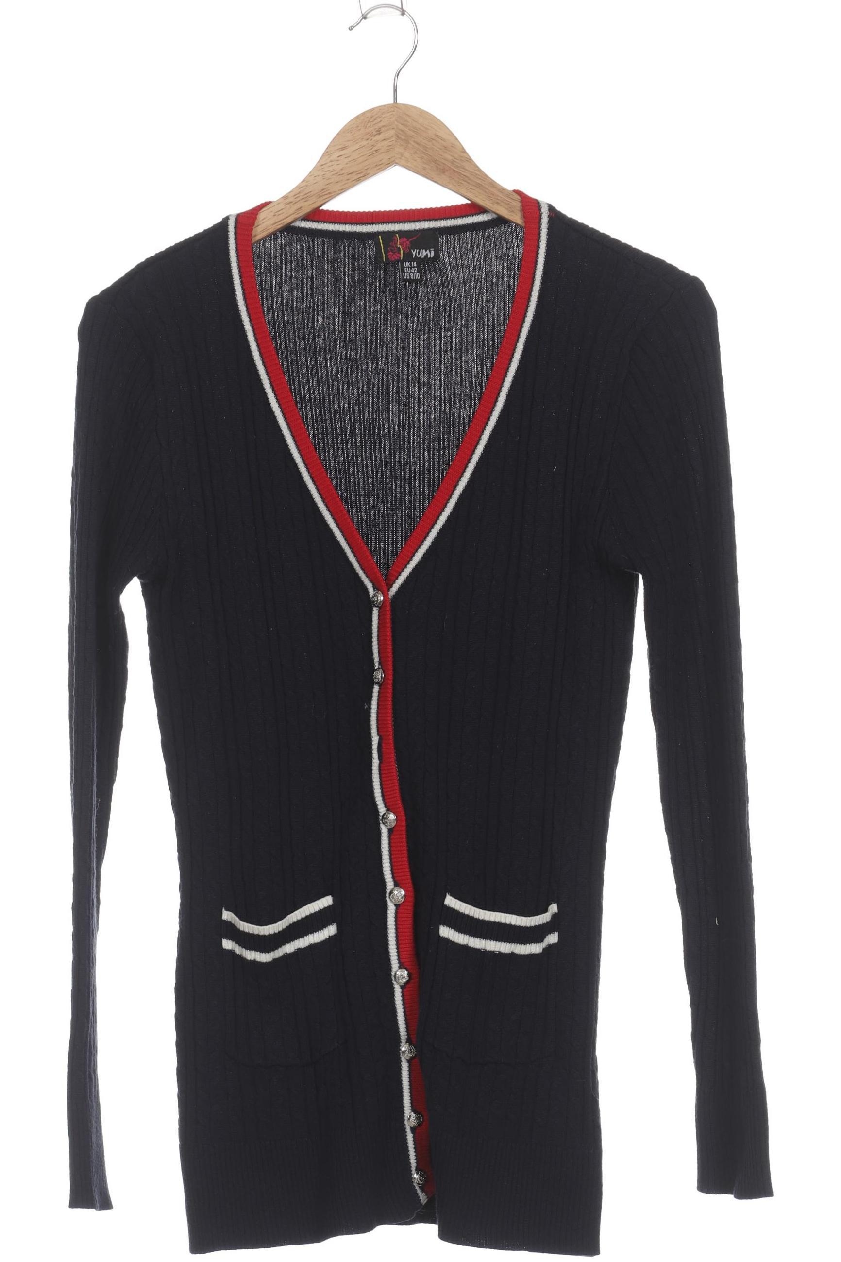 

Yumi Damen Strickjacke, blau, Gr. 42