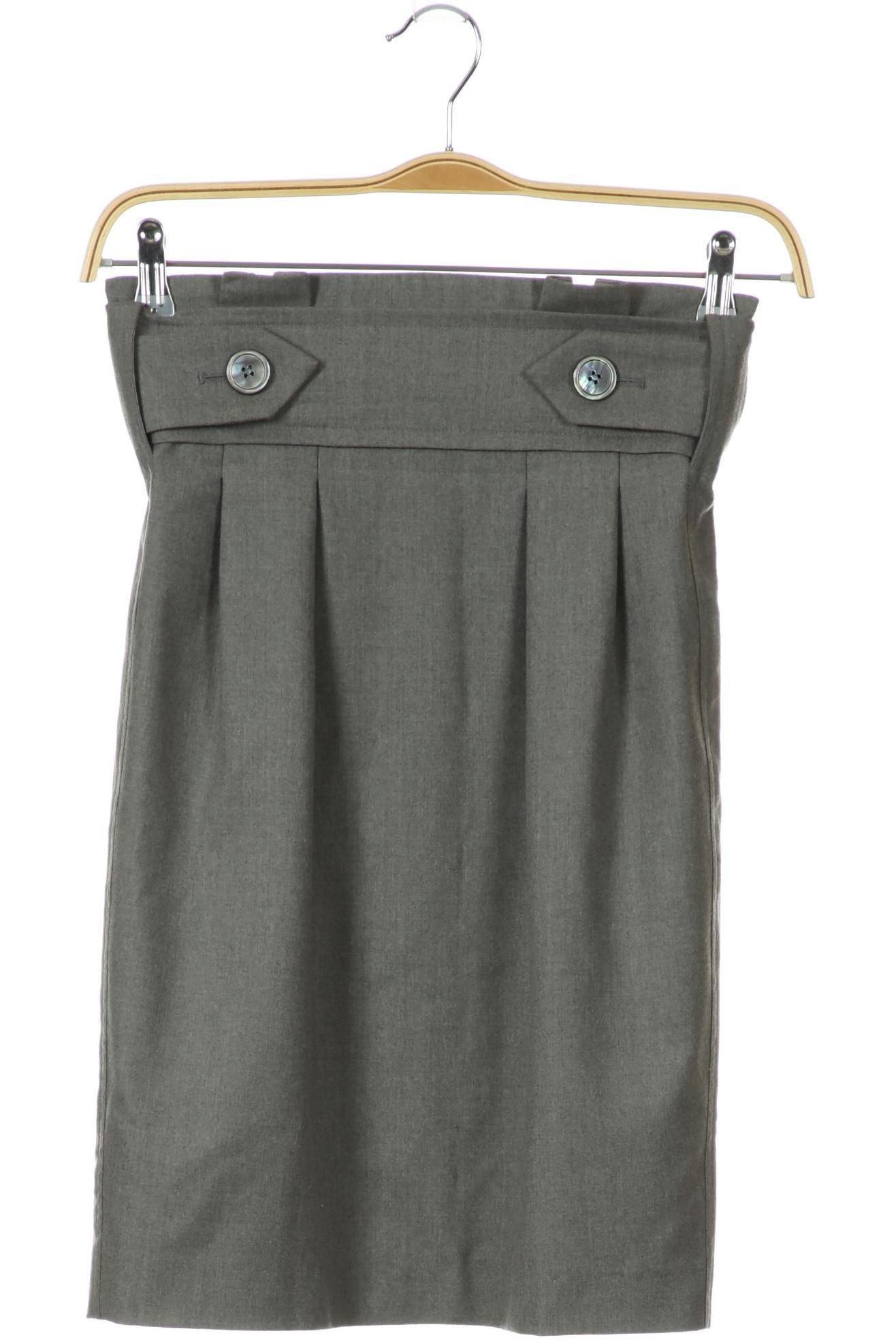 

Yves Saint Laurent Damen Rock, grau, Gr. 38