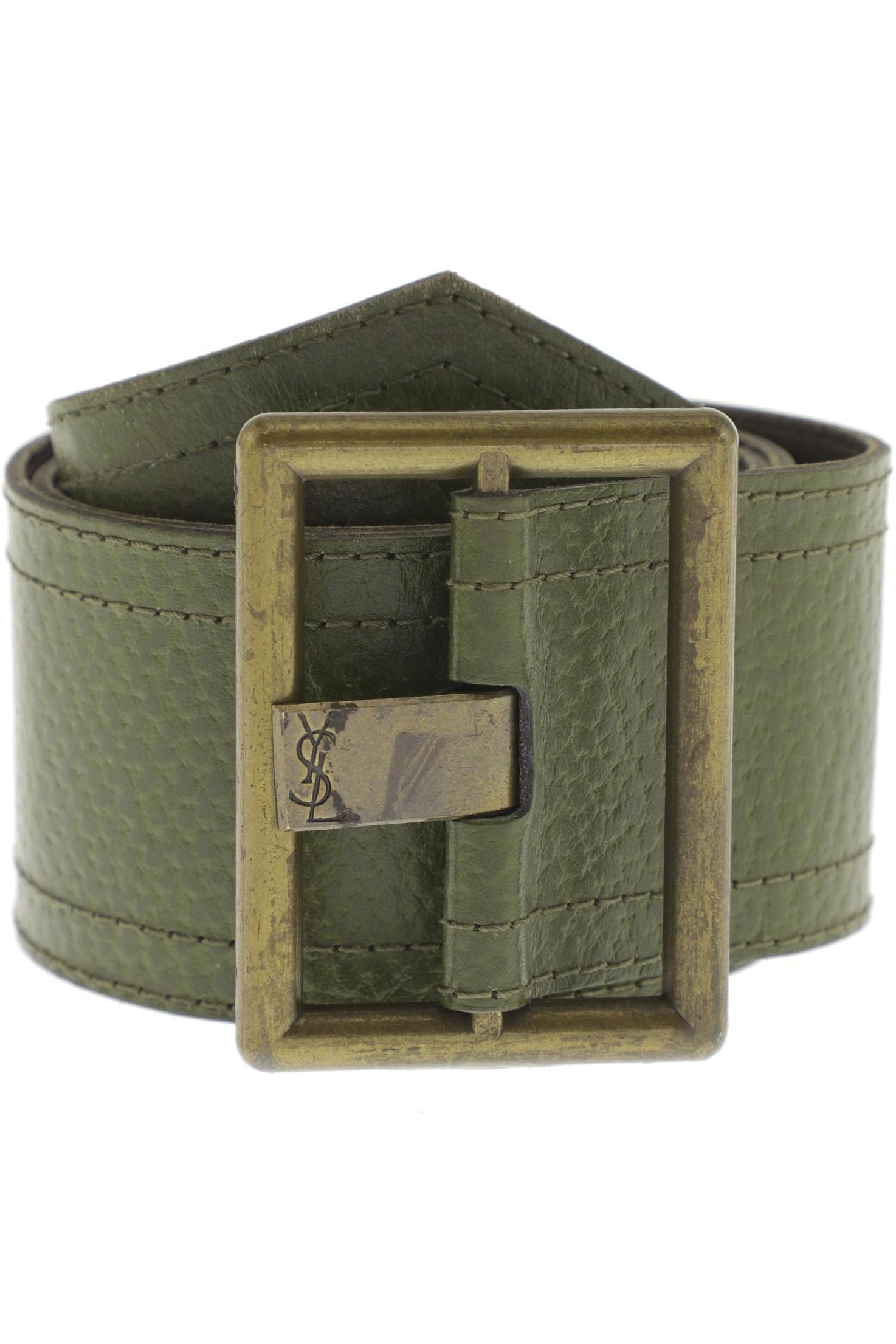 

Yves Saint Laurent Damen Gürtel, grün, Gr. 75