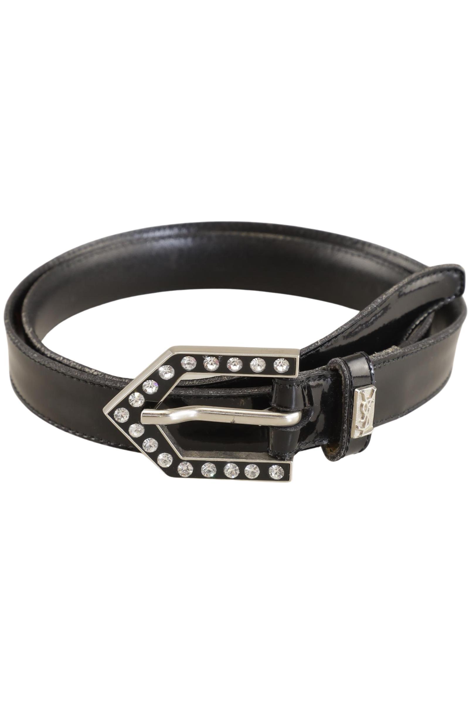 

Yves Saint Laurent Damen Gürtel, schwarz, Gr. 75