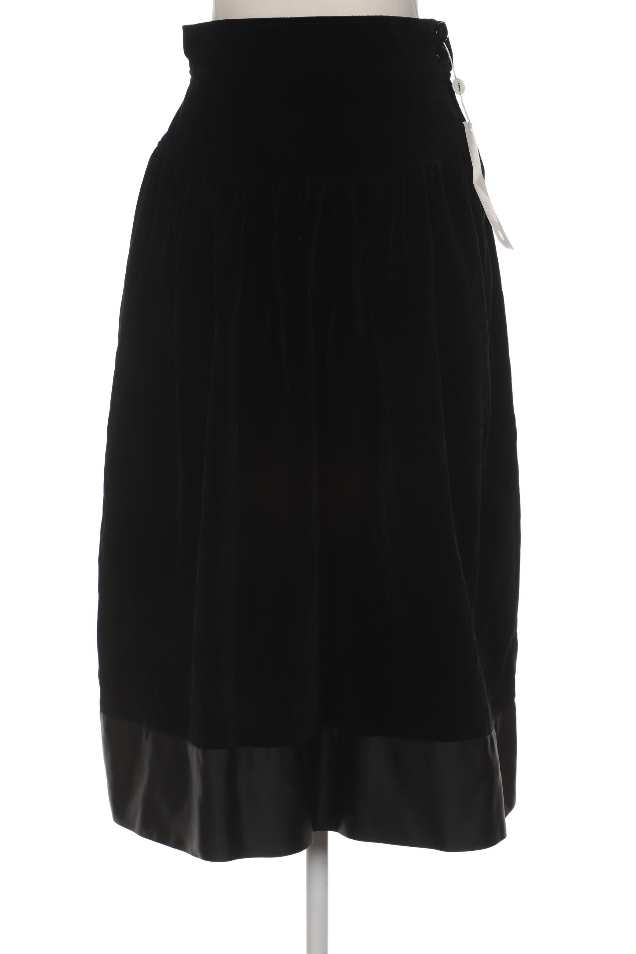 

Yves Saint Laurent Damen Rock, schwarz, Gr. 36