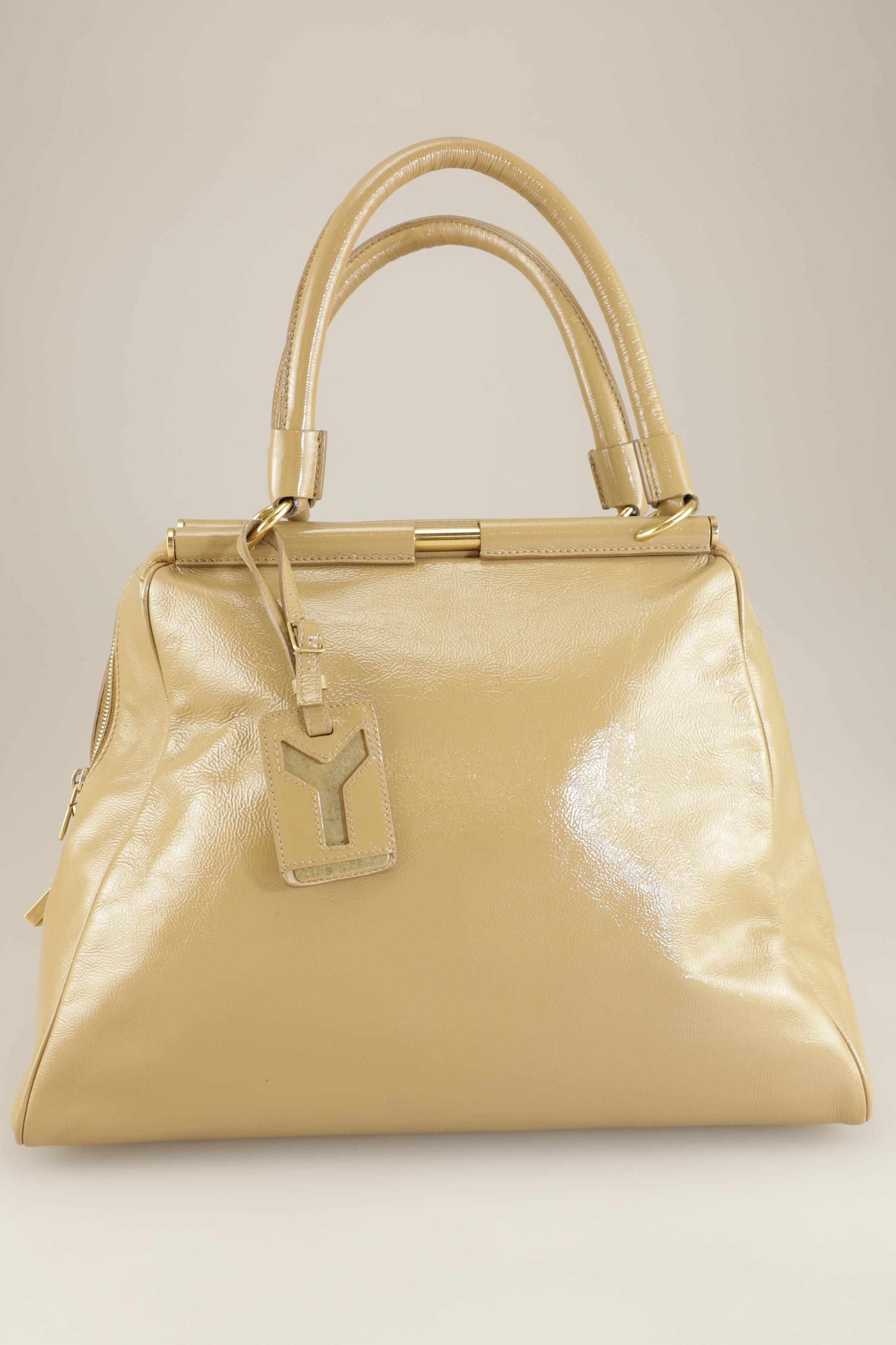 

Yves Saint Laurent Damen Handtasche, beige, Gr.