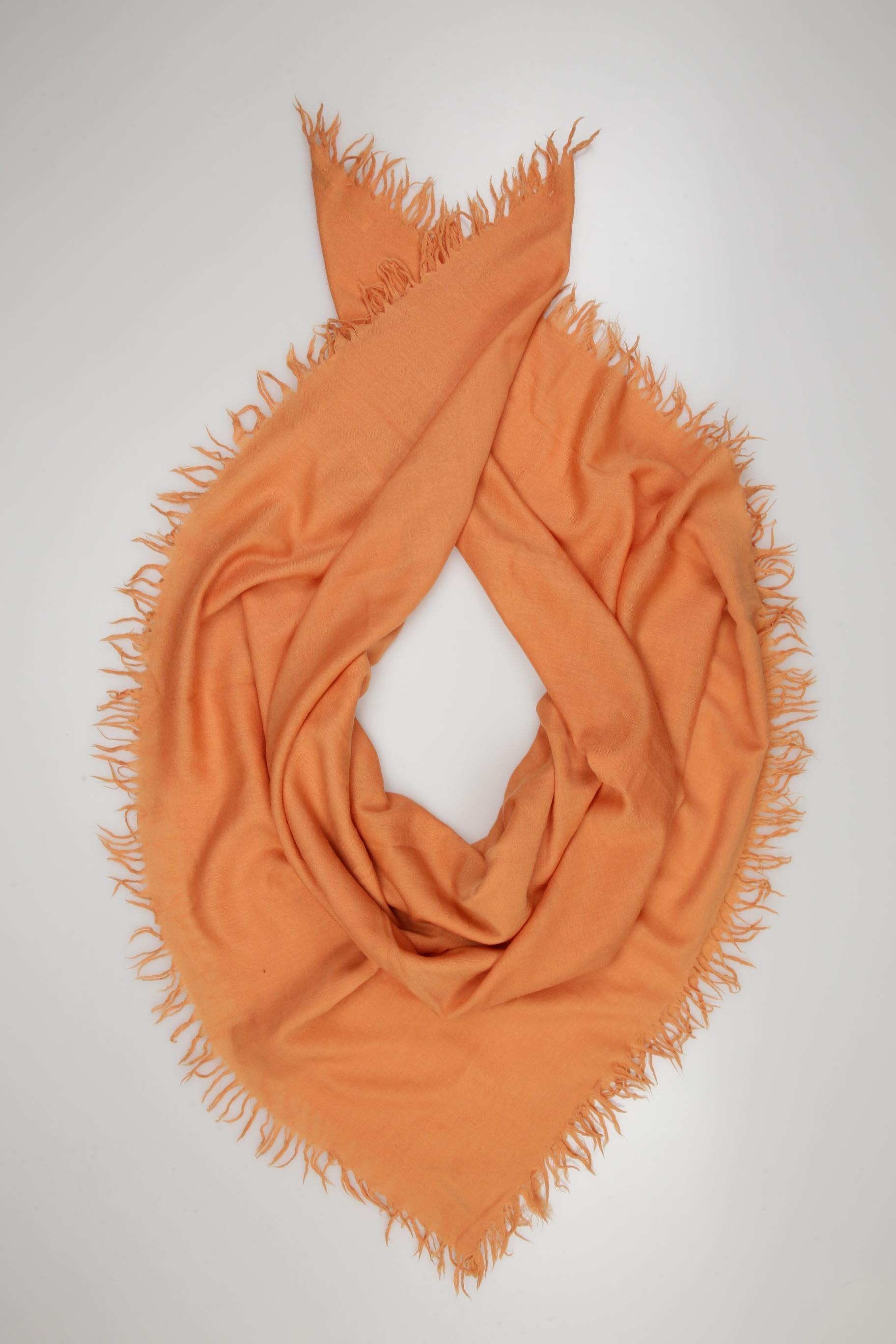 

Yves Saint Laurent Damen Schal, orange, Gr.