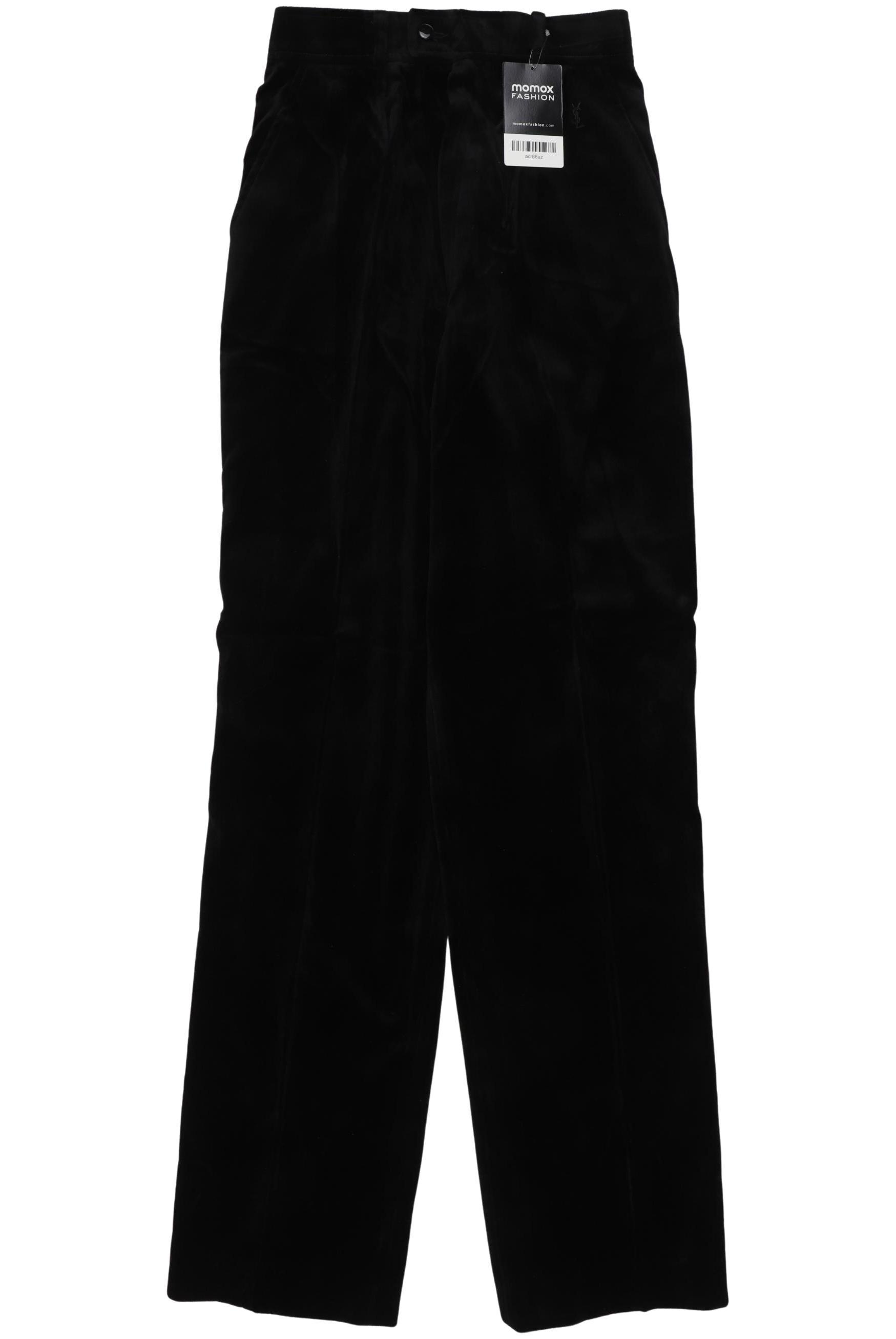 

Yves Saint Laurent Damen Stoffhose, schwarz, Gr. 36