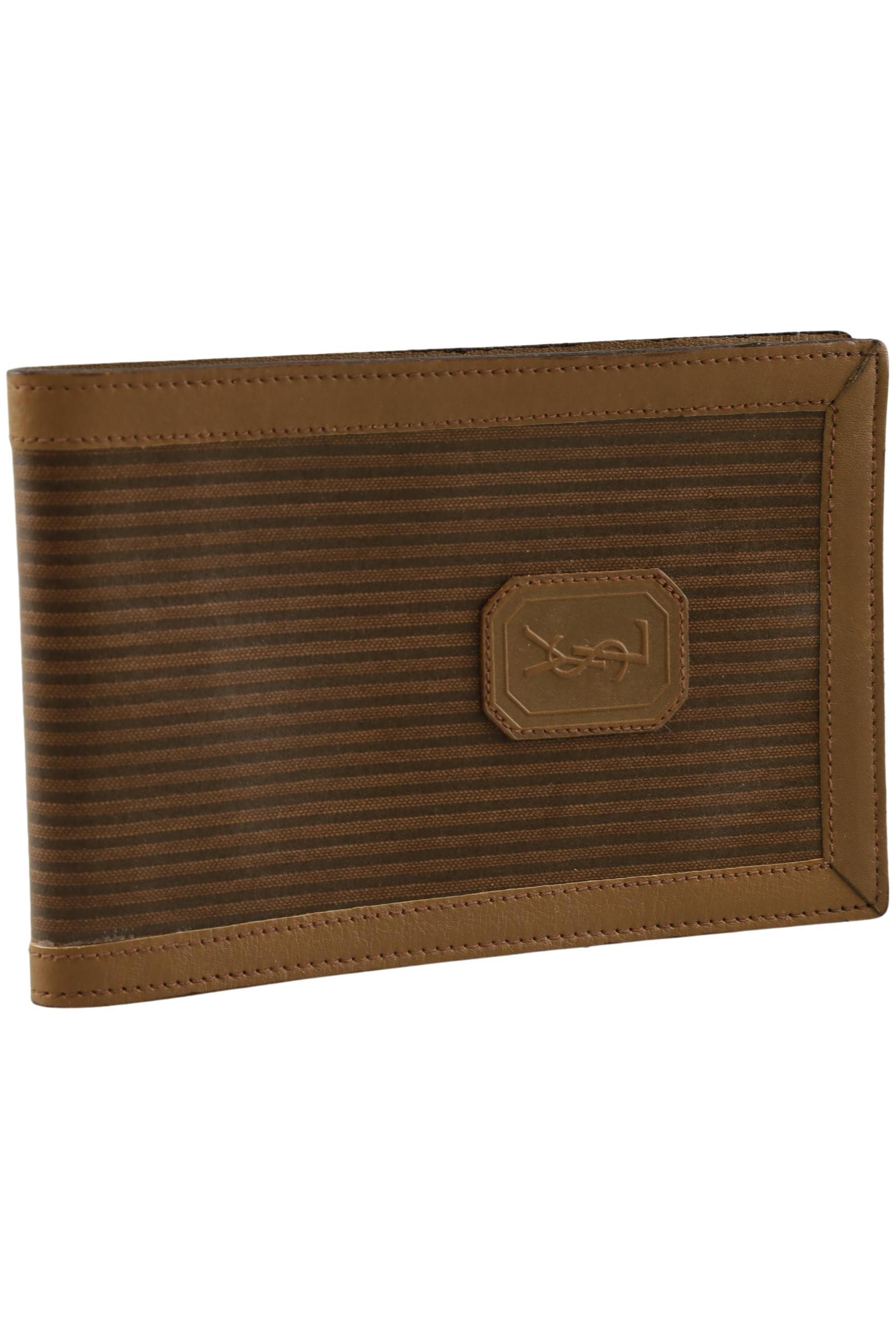 

Yves Saint Laurent Damen Portemonnaie, braun, Gr.