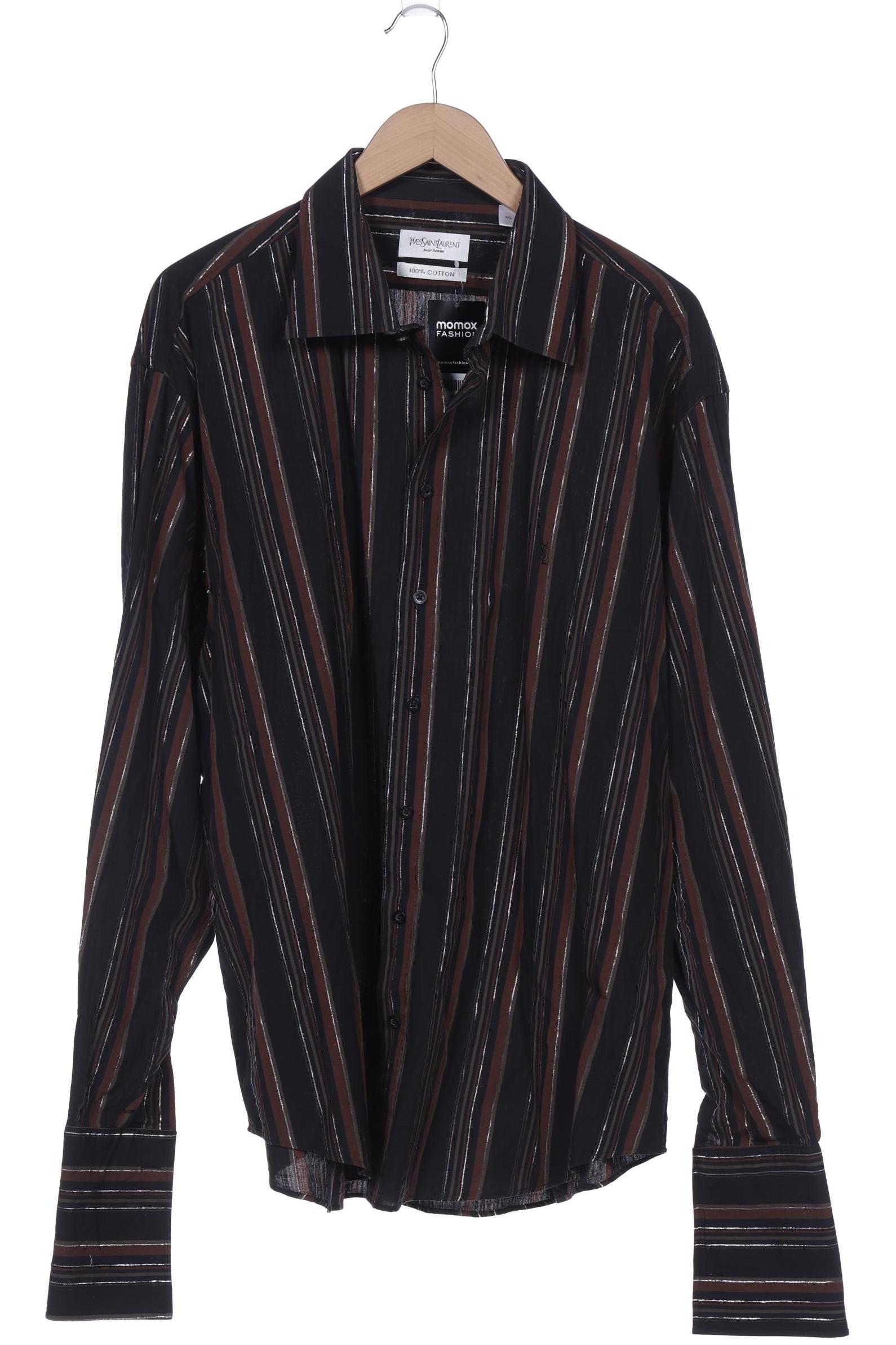 

Yves Saint Laurent Herren Hemd, braun, Gr. 56