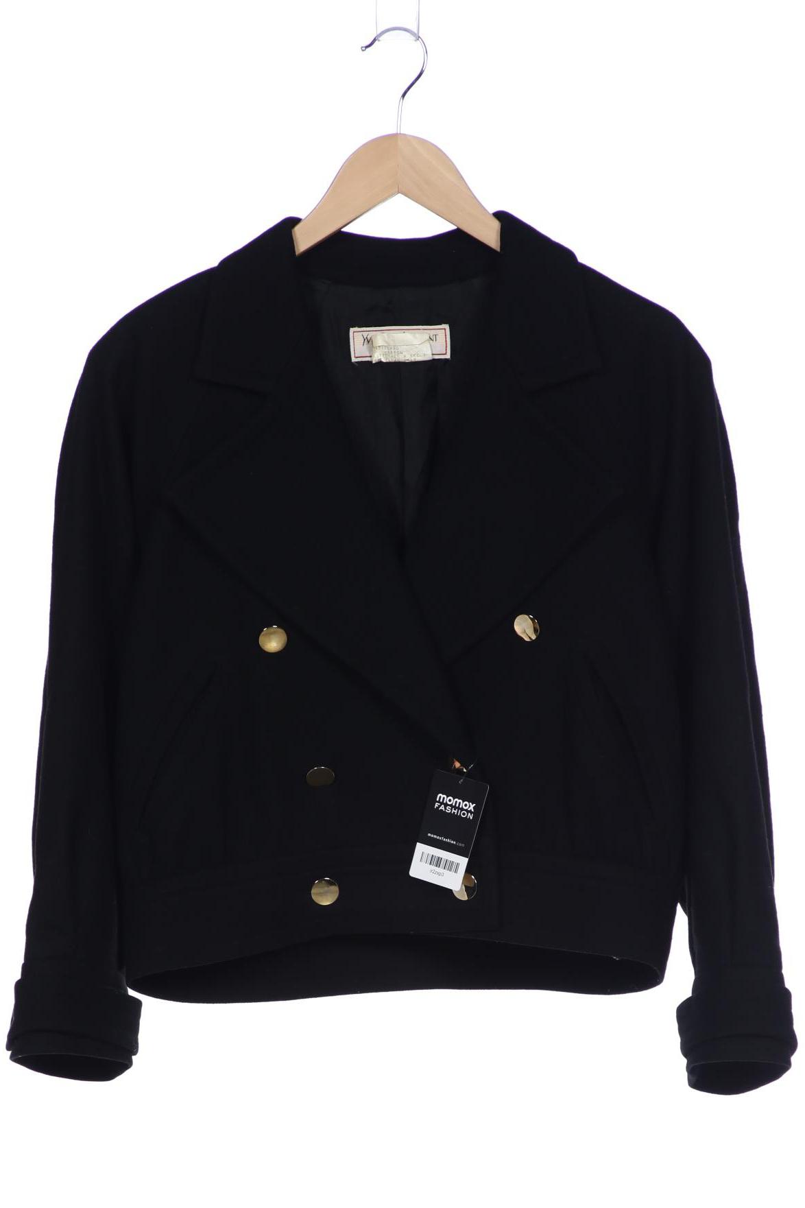 

Yves Saint Laurent Damen Jacke, schwarz, Gr. 40