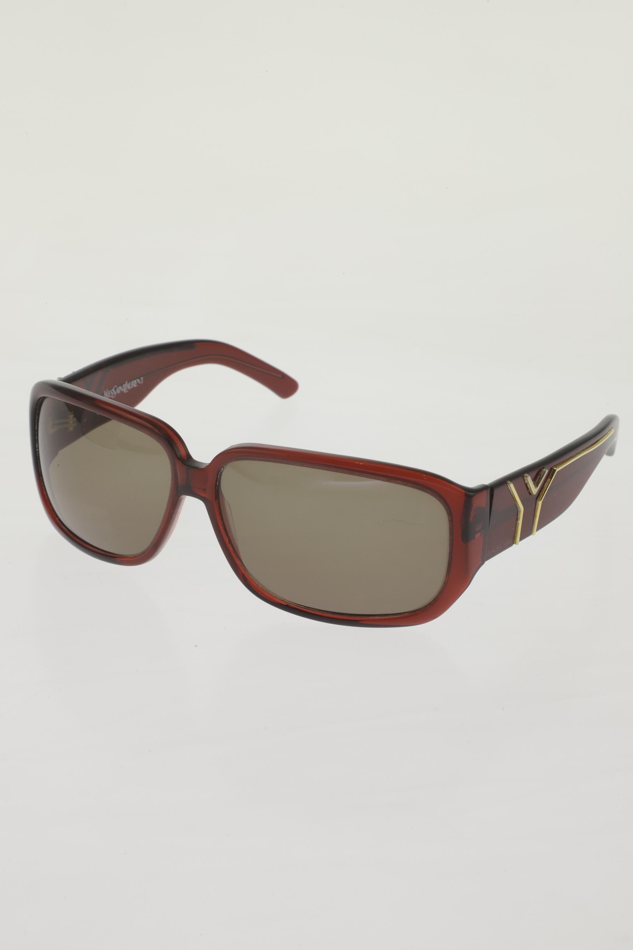 

Yves Saint Laurent Damen Sonnenbrille, bordeaux, Gr.