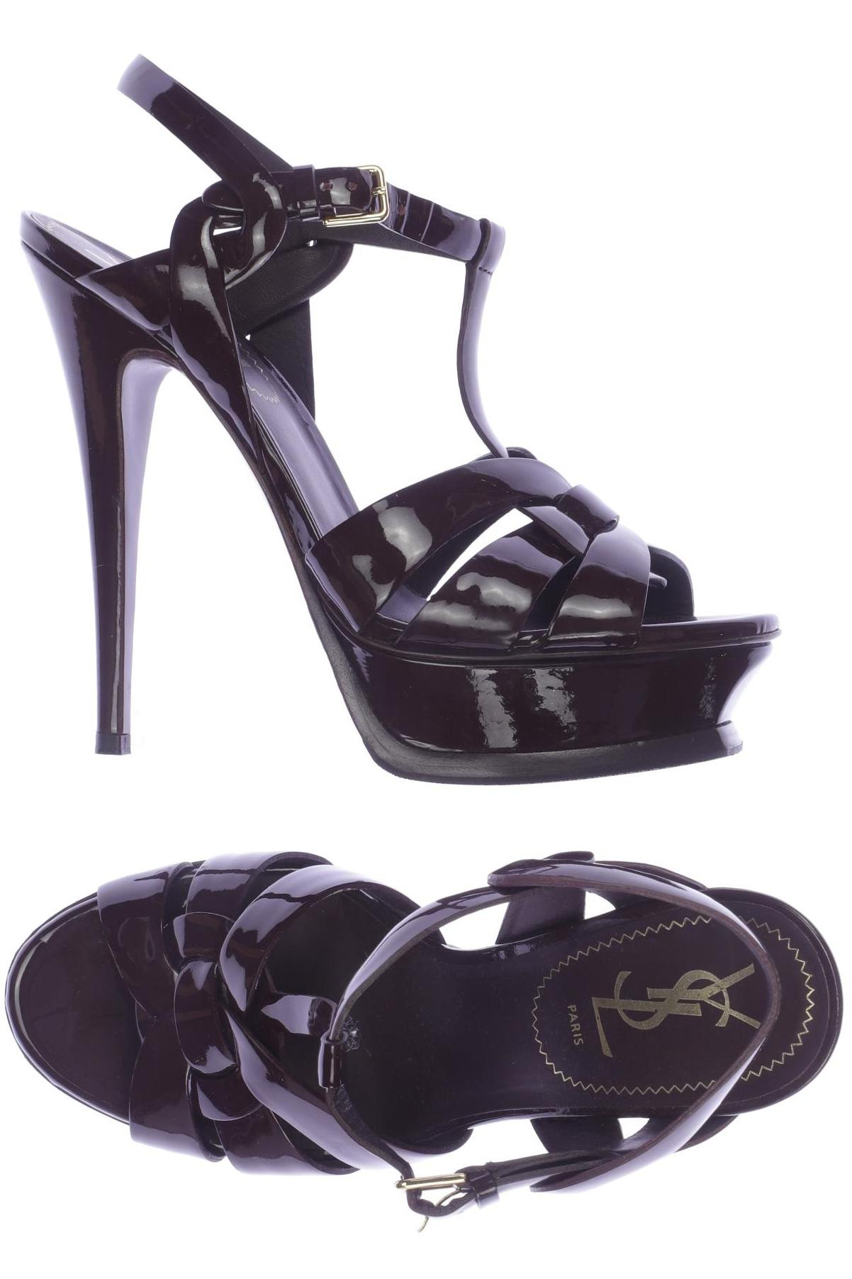 

Yves Saint Laurent Damen Sandale, bordeaux